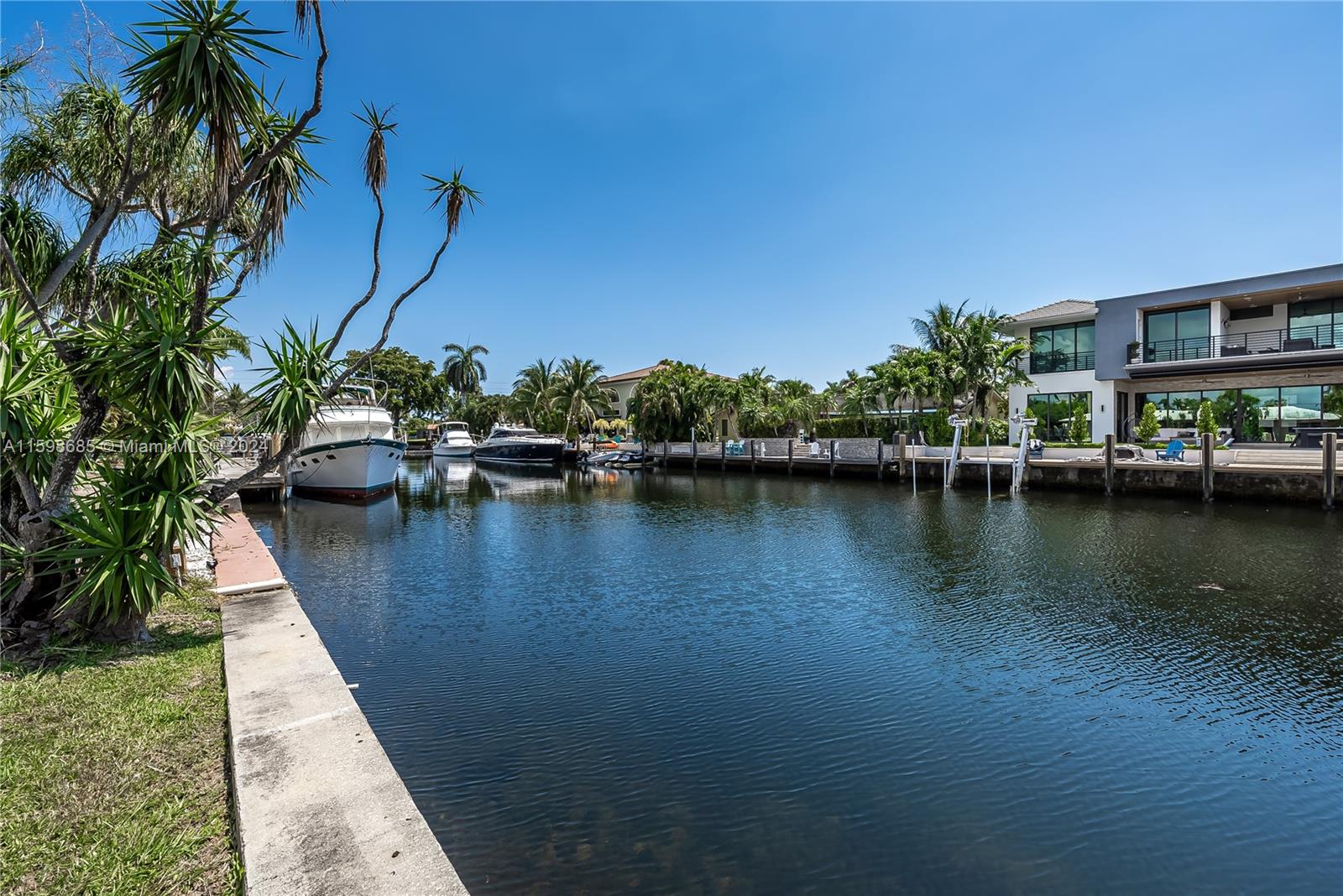 Take advantage of living in the heart of Lighthouse Point on the water at a great price in a beautifully renovated 4/3 home - furnished or unfurnished. Bring your yacht and boat down the nearby Intracoastal. The state-of-the-art kitchen is the focal point of the home and it offers new stainless steel appliances and granite countertops. Bedrooms are elegantly decorated and the new bathrooms are designed in modern decor with the finest finishes and detail. The screened-in oversized covered patio overlooks the water - perfect for entertaining. The location is close to the beach, restaurants and upscale shopping. And a short drive to the nightlife in Boca Raton, Ft. Lauderdale and Delray Beach. Hurry and live in Lighthouse Point on the water & design your own custom pool before it's too late.