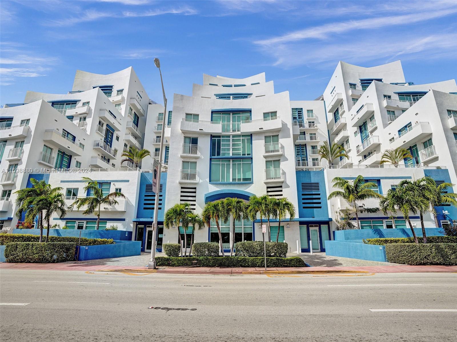 Enjoy penthouse living in the heart of Miami Beach. This one-of-a-kind luxury condominium, located in the majestic OceanBlue, offers spectacular views from its private balconies and resort-style amenities including a heated pool, sauna, jacuzzi, gym, assigned parking, and 24-hour on-site security. Built in 2004 and designed by renowned architect Kobi Karp, this immaculate beauty features spectacular vaulted ceilings, a modern fully-equipped kitchen with granite countertops, in-unit washer & dryer, marble floors, downstairs half-bathroom, and a spacious bedroom loft with an attached full bathroom on the 2nd floor, impact windows. With the Altos del Mar Park and Atlantic Ocean at your doorstep, don’t miss this opportunity to live in your tropical paradise!