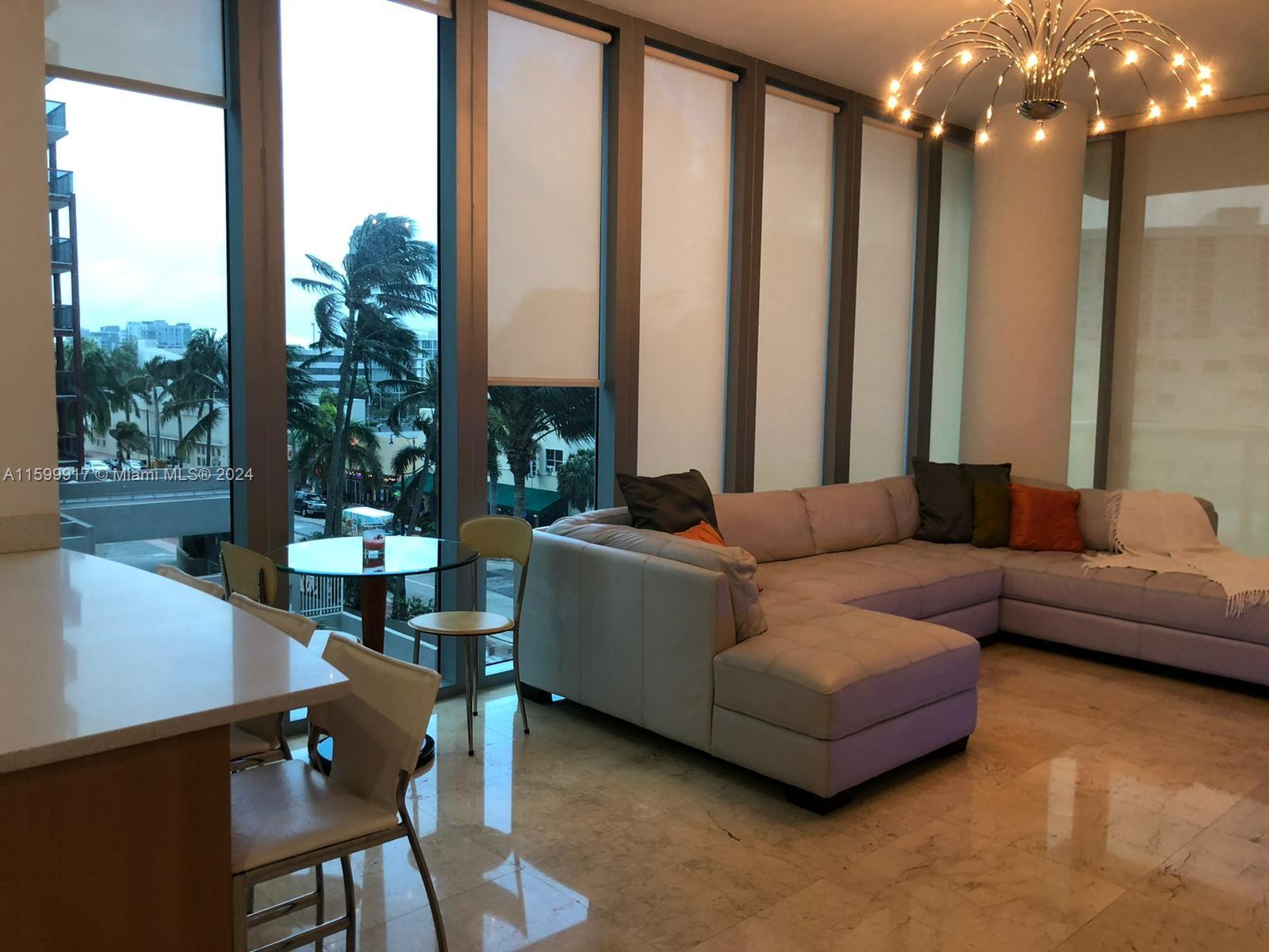 Fully furnished 1/1 condo in Miami Beach! The condo has a spa, private beach with full beach and pool services. High-end restaurants and bars. Vacation where you live!