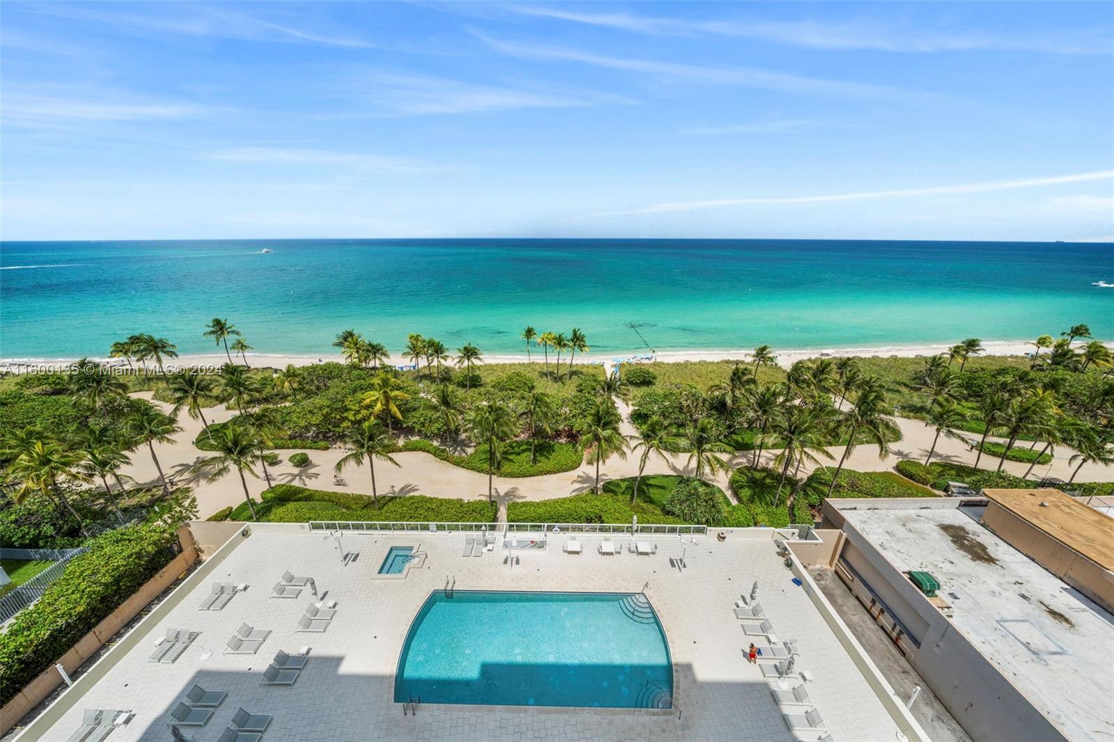 Enjoy stunning direct ocean views in this one-bedroom unit. The spacious bedroom accommodates a king-sized bed and offers ample closet storage. Relax on your private balcony, taking in the ocean vistas. The oceanfront building features 24-hour security, pool, gym, social room, and beach service only steps away from the Bal Harbour Shops, restaurants, places of worship, and Publix. Basic cable and internet included! Available for a seasonal rent at $6,500.