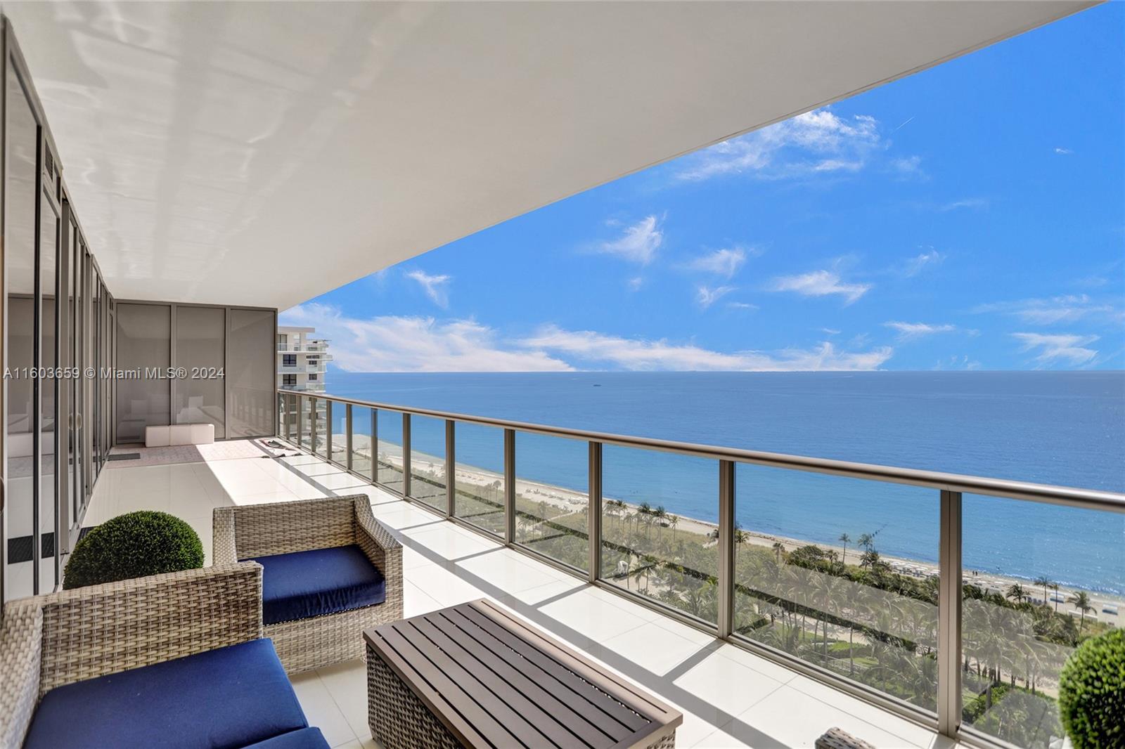 Available December 28, 2024,  
Stunning direct ocean sunrise views from this high-floor flow-through residence at the prestigious St. Regis Bal Harbour! This one-of-a-kind 3BD/3.1 BA, 3128SQFT (living area)
A true entertainer's paradise! Boasting a foyer entry, huge East & West balconies, breathtaking Ocean, Miami skyline, sunset, & Biscayne Bay views, eat-in open gas kitchen, polished concrete floors, impact windows & doors, intricate lighting, & a gorgeous primary suite w/huge closet, marble bath, double sinks, & separate tub & shower! 2 valet parking! The St. Regis is rated a 5 Star Resort & one of the most desired buildings in all of Bal Harbour!