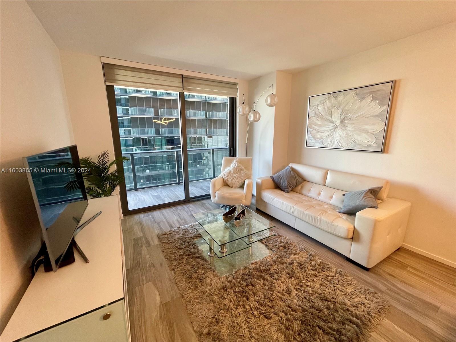 A MUST SEE - beautifully furnished 1 Bed, 2 Baths + Den + Foyer. All appliances are like new. Spacious with high-quality furniture; fully equipped with everything you need, ready to move in.