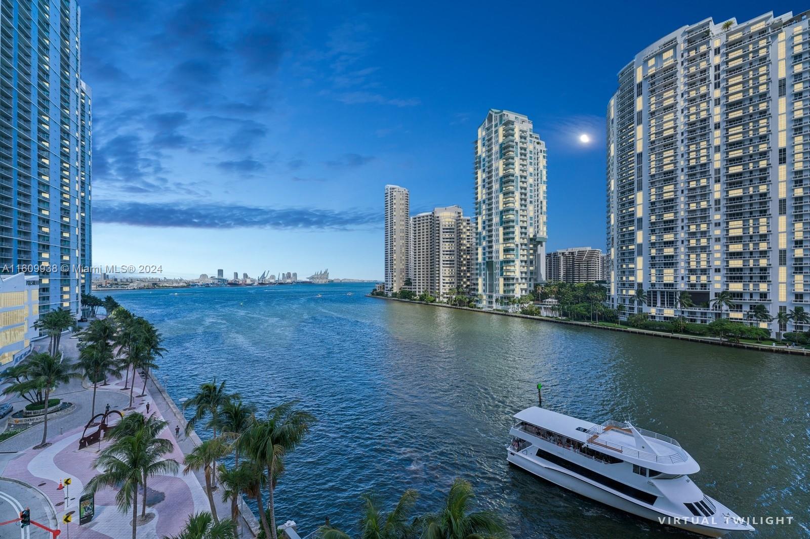 Unit 601 at the Aston Martin Residences, the newest and most talked about building in Miami. The Aston Martin Residences in Miami offers floor to ceiling 10 foot windows with expansive views of Biscayne Bay and or City. For decades Aston Martin has been known as the sexy brand of automobile associated with the popular James Bond films. Located in Downtown Miami, The Aston Martin building is the pinnacle of Miami Luxury Living, featuring world-class amenities such as entertainment spaces, fitness center, spa, private movie theater and ultramodern gym. The unit also has Gaggenau appliances. This 4 bedroom 4.5 Bathroom plus Library residences is a palace that overlooks one of the most interesting bodies of water in the World, the entrance to the Miami River and the point lot of Biscayne Bay.