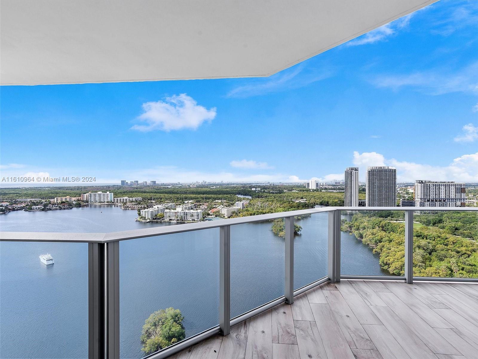 One of its kind, this LPH unit offers 11 ft. height ceilings, 2 bedrooms, plus converted den into a 3rd bedroom, 3 full baths offer an upgraded kitchen by Snaidero, wine fridge, coffee
maker and more. Breathtaking views from every room, direct SouthEast views from from the Intracoastal to Downtown Miami and Ocean.
Marina Palms offers a 5 starts luxury living, amenities like boat club, water sports, kids playroom, party room, complementary spinning classes and more.
Easy to show, call listing agent. Unit comes with 2 assigned parking spaces side to side and storage