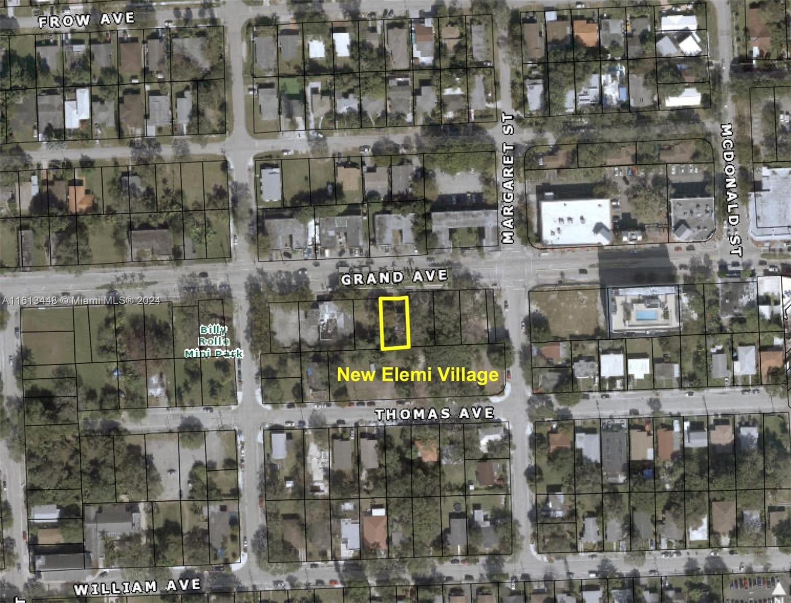 Use as Home / Office or Fantastic opportunity to build up to 5 stories mixed use. Great up and coming neighborhood in front of the new and luxury townhomes and flats behind called: "Elemi at Grove Village". Walking distance to everything in Coconut Grove.