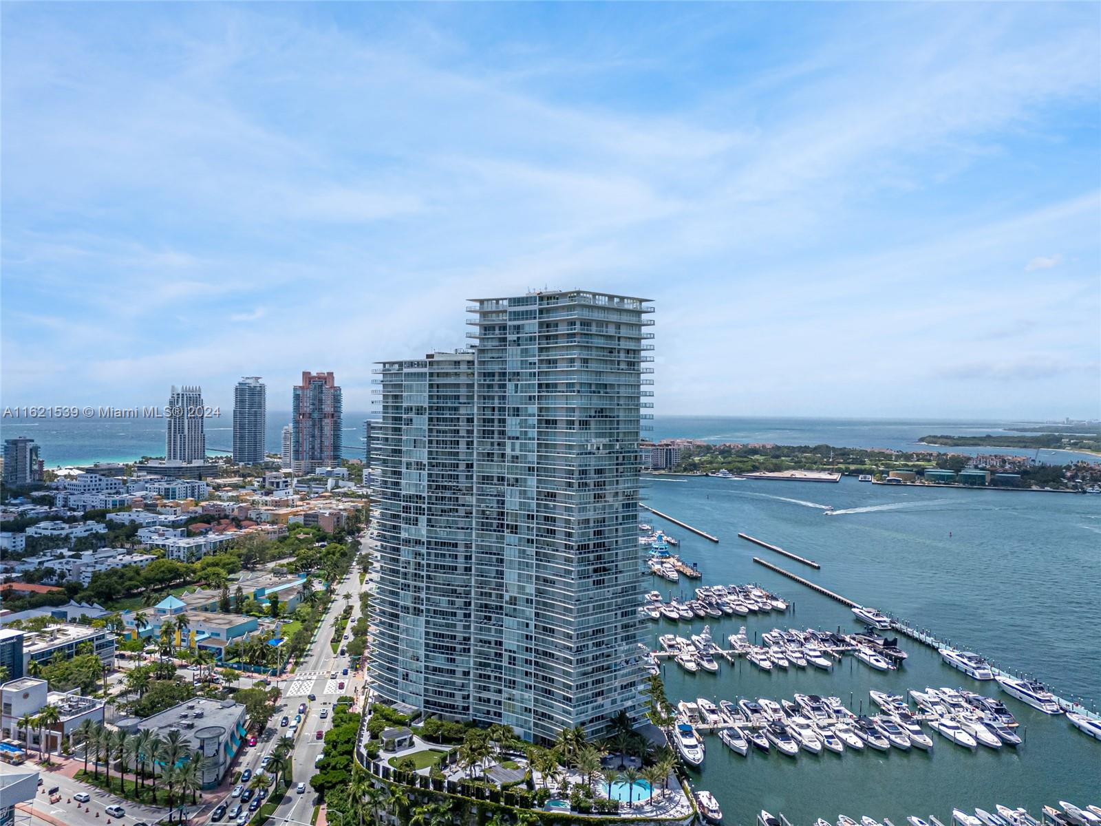 Discover unparalleled luxury in this exquisite 2-bedroom, 2-bathroom apartment located in the prestigious Icon South of Fifth in Miami Beach. This stunning unit boasts sleek porcelain floors throughout and features a completely upgraded Italian kitchen with custom cabinets and top-of-the-line appliances. The expansive terrace offers breathtaking views of Miami Beach, the Bay, and the Intracoastal Waterway, perfect for relaxing or entertaining. The building's state-of-the-art amenities and services are second to none. Enter through a grand, multi-story lobby designed by the world-renowned French designer Philippe Starck. Enjoy dining at the Bayfront Café, playing in the elegant billiards rooms, or working efficiently in the fully-equipped business center.