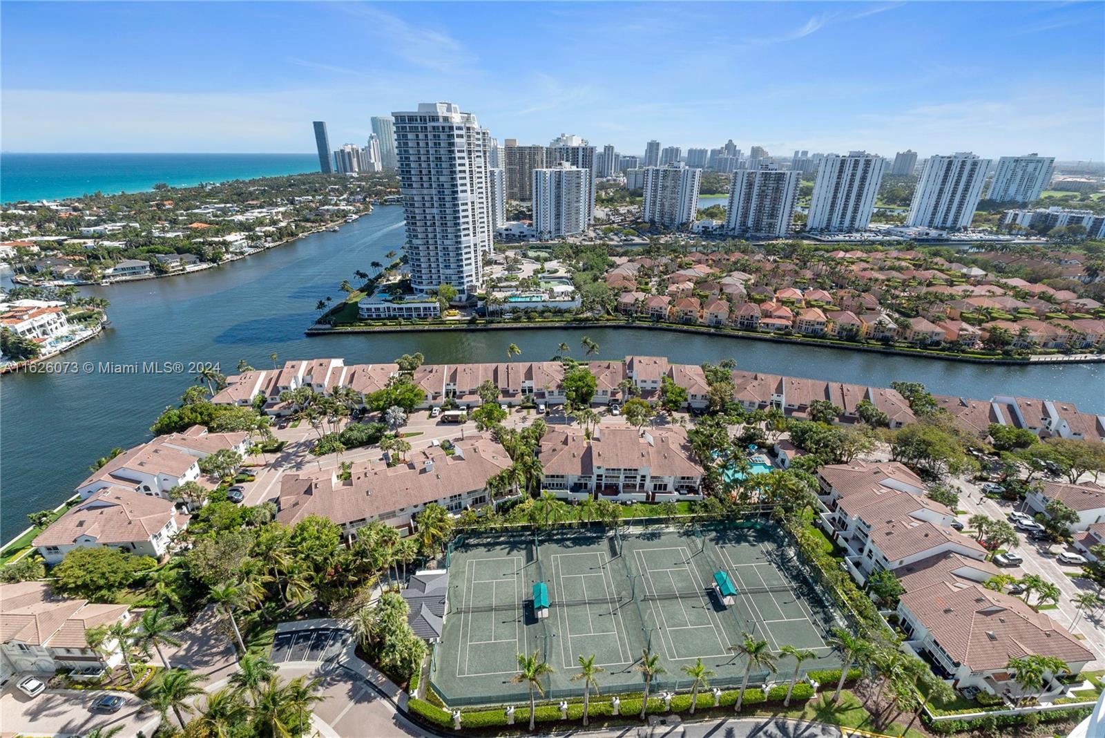 Atlantic III at The Point / Aventura / 3 Beds / 2.5 Baths / 2,630 sq. ft. of living area / 2 balconies with ocean & intracoastal views / Marble floors / 1 assigned parking space + storage / Hurricane shutters in all windows / Breakfast area / The Point Complex Features: 3 Swimming Pools, Gym & Spa, Billiard, Garden, media room, tennis courts, restaurant, access to the marina, and much more. Best Schools in the area, high security.