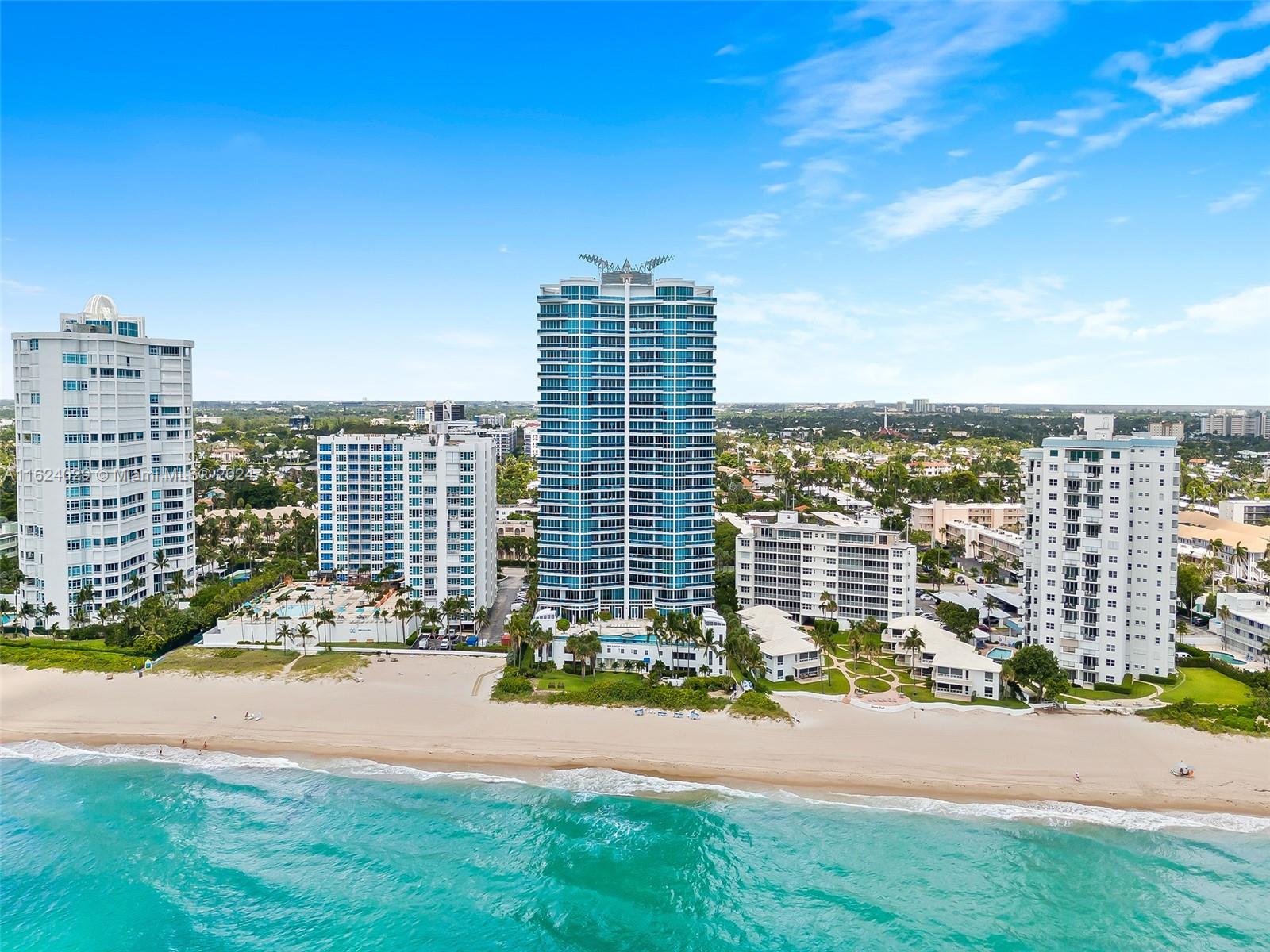 Designed for peerless living, this rarely available 3 bedroom, 4.5 bathroom two-story unit at Aquazul offers the best of all worlds: the privacy and individuality of a one-of-a-kind seaside home spanning nearly 4000 sq. ft.; the benefit of ownership in Lauderdale By The Sea’s premier building; and exclusive access to a plethora amenities including 24/7 concierge, a resort-style pool, tennis courts, and state-of-the-art fitness center. Southeast-facing, residence 01 enjoys private foyer access, cinematic ocean views from nearly every room, a grand ground-floor entertaining area connected to a private patio and amenity deck, and a spacious east and south facing terrace. The residence can also come fully furnished with elegant finishes and includes 2 parking spaces.