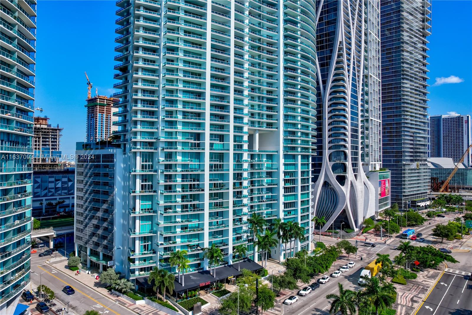 Experience luxury living in this stunning rental condo on the 51st floor of 900 Biscayne Bay. This unit offers breathtaking panoramic ocean, bay, and city views from every room. Featuring sleek white porcelain floors & floor-to-ceiling windows, an open-concept living area, & a modern kitchen with top-of-the-line appliances, create a perfect setting for comfort & style. The spacious bedroom has a walk-in closet & an elegant en-suite bath. With a sliding glass door, the versatile den can be transformed into a 2nd room or office. Enjoy unparalleled amenities, including a full-service spa, state-of-the-art fitness center, steam room, Jacuzzi, 2 resort-style pools,business center, billiard room. Located in the heart of Miami, you are steps away from premier dining, shopping, and entertainment.