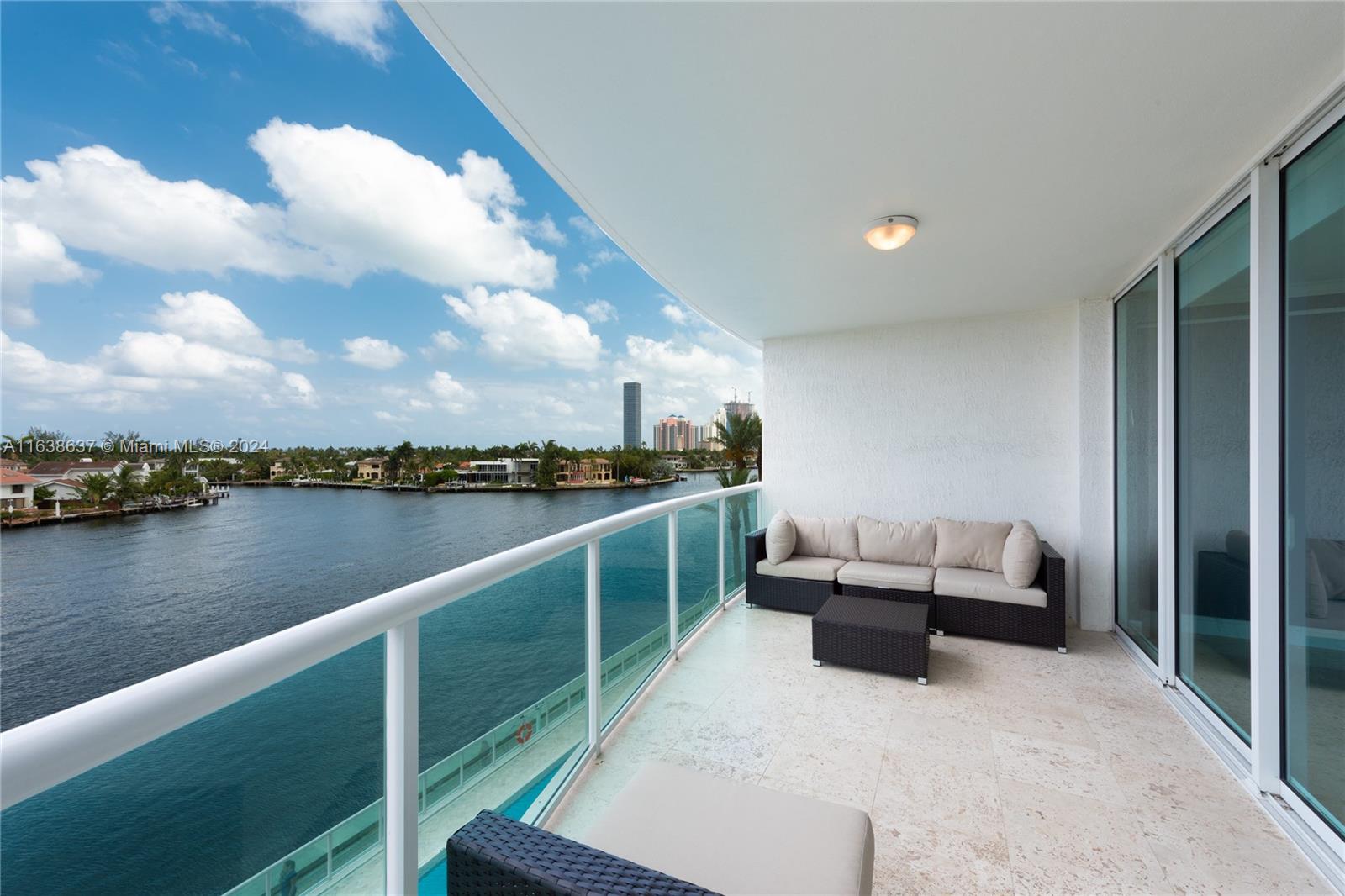 Great opportunity in Aventura! Enter this wonderful residence through your private elevator & foyer in prestigious Hamptons South. Enjoy wide open Intracoastal & Golden Beach views. Unit painted in neutral colors, not shown in the photos. Spacious 4 beds (the nice size den has been converted into a 4th bedroom with a closet, no windows, it can be used as a bedroom, den or office), 3.5 baths, lots of closet space, marble floor throughout, separate laundry room & more! Luxury living: Infinity pool + clubhouse pool, private gourmet restaurant offering delivery service & movie theater, state of the art fitness center/spa, tennis, racquetball, BBQ Area, Internet café, party rooms, teen & kids room, playground & kiddie pool. Offered only unfurnished, yearly lease.