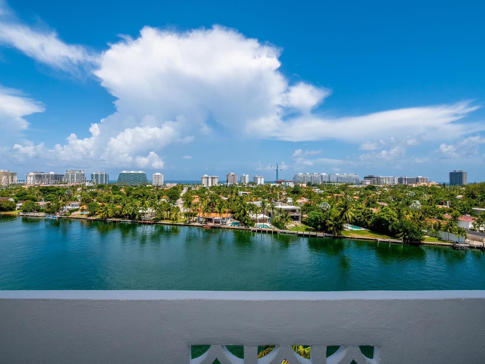 ---------------PLEASE OVERLOOK THE FURNITURE. UNIT IS VACANT AND READY TO BE OCCUPIED---------------
BREATHTAKING VIEWS OF THE INTRACOASTAL AND OCEAN FROM ALL ROOMS IN THIS SPACIOUS 2 BEDROOM 2 BATH 9th FLOOR CONDO WITH LARGE OPEN BALCONY. THIS BRIGHT AND AIRY CONDO IS TILED THROUGHOUT. THE MEDITERRANEAN IS A WONDERFUL MIMO BUILDING THAT HAS INCREDIBLE CHARACTER WITH A GORGEOUS LANDSCAPED POOL ON THE INTRACOASTAL WATERWAY. SECURE LOBBY WITH TELEPHONE ENTRY. FREE WASHER/DRYER ON EVERY FLOOR. GREAT NEIGHBORHOOD WITH AN A-RATED SCHOOL. WALKING DISTANCE TO THE BEACH, BAL HARBOUR MALL, SURFSIDE SHOPS, AND HOUSES OF WORSHIP.