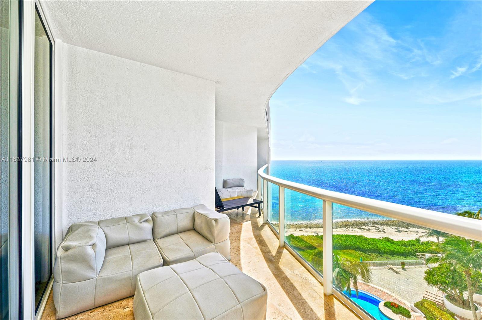 #1903 sold on 11/18/24 for $2.45M and this condo is the best 3BR deal on Singer Island.  Built in 2007 after the 2005 hurricane building code change.  Engineering inspection completed & building is approved for financing!   A poolside cabana with a full bath & mini kitchen may be avail for $150K (separate transaction).  This condo has marble floors in ALL rooms & all baths have new vanities & counters.  Balcony #1 is on the SE side off master, main living area & BR2. Balcony #2 has intracoastal & ocean views. Elevator opens direct to your foyer. 9 FOOT TALL hurricane impact doors (no rattling from accordion shutters on a windy day), 24hr security, & PET FRIENDLY. 2 garage spaces & storage locker.  AC cooling tower on the roof maintained by condo assoc.