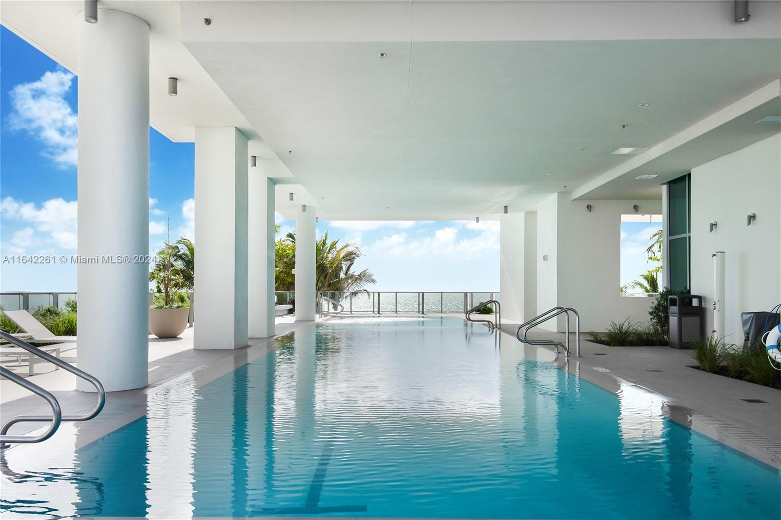 Experience boutique oceanfront living in 1 of only 25 residences at L'Atelier Miami Beach. This South facing half-floor, flow-through residence boasts over 1,000 sq ft of East- and West-facing terraces. The 3 bed / 3.5 bath offers 2,300 SF interior, marble floors and 10' ceilings, plus luxury Poliform Italian kitchen with Gaggenau appliances, custom cabinetry and electric blinds, bathrooms by acclaimed designer Antonio Lupi, and custom closets. L'Atelier is a full-service luxury oceanfront boutique building, with private elevators, 24hr valet, pool & beach attendant, oceanfront infinity edge swimming pool, and an additional lap-pool, poolside cabanas, bar, whirlpool spa, hammock-garden, spa facility w/sauna & hammam & fully equipped fitness center.