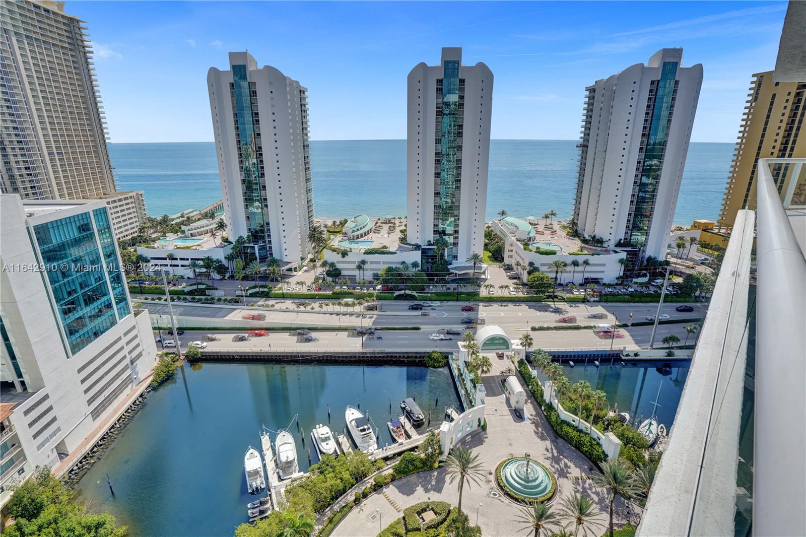 Stunning 2,340 SqFt 3 bedrooms / 3 full baths condo in prestigious Sunny Isles Beach. Breathtaking views of the Intracoastal, Atlantic Ocean and Downtown Miami. 180 DEGREE VIEW !!! Enjoy the luxury lifestyle of Oceania IV, a 5-star resort community. Oceania Island owners have access to a private full service beach club  with beach attendant, oceanfront dining,restaurant, tennis, racquetball, beach service, pool, gym, spa, fitness center, fitness classes, social activities contribute to a resort-like experience. Security, concierge and valet 24 hours. Its convenient location near Bal Harbour shops and Aventura Mall enhances its appeal.