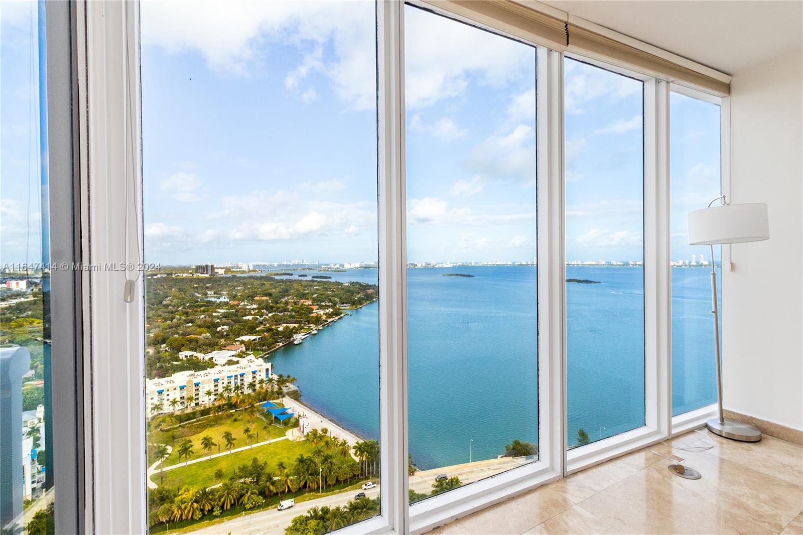 Modern 2 Br / 2.5 Bath w/ large balcony in luxury Marina Blue Condo. Unobstructed views of Biscayne Bay on high floor. Primary suite boast floor to ceiling water views. walk-in closet and ensuite bathroom. New Washer & dryer, open kitchen style w/granite counter tops. 24 concierge, swimming pools, BBQ area, Gym with lap pool, computer room, theater, billiards, bike parking & convenience store. Perfect location to I-95, direct to South beach, downtown and airport. Walking distance to Design District, Wynwood and Midtown. Annual Leases only.