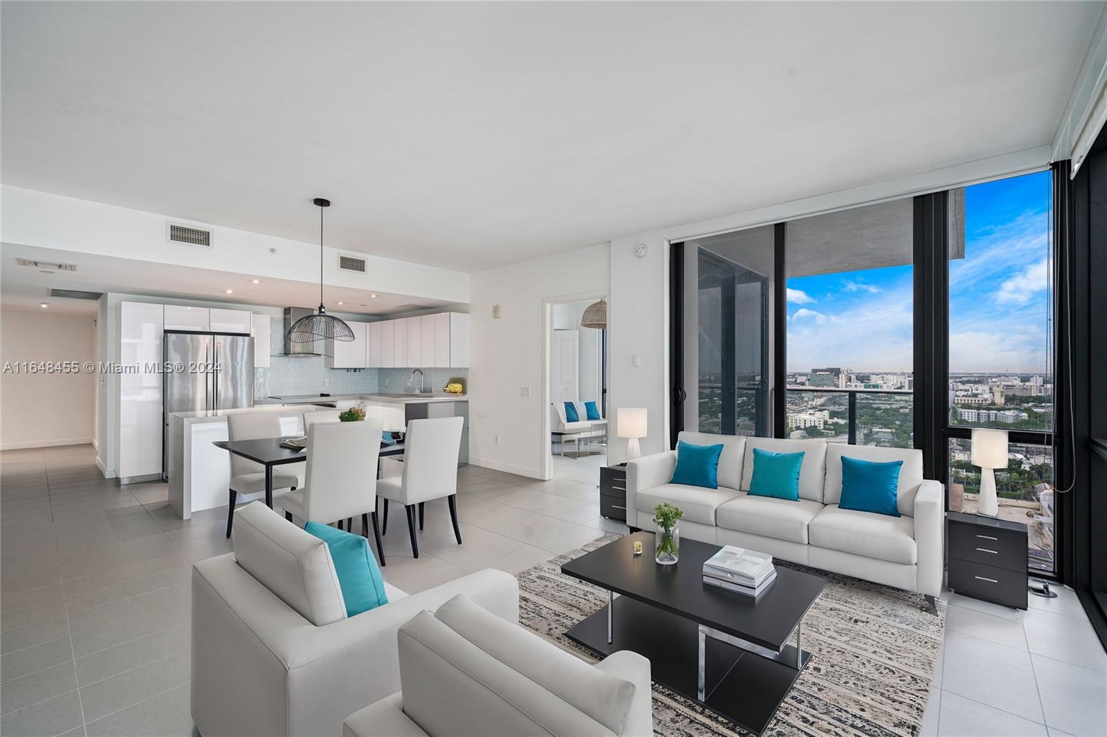 This spacious 2/2 corner unit boasts over 1,000 sq. ft. of living space, featuring a top-of-the-line kitchen with quartz countertops, floor-to-ceiling windows, and ample closet space. Ideally located near the Metro Mover, Arsht Center, and Pérez Art Museum, with easy access to I-95, Miami Beach, Midtown, Wynwood, the Design District, Downtown, and Brickell. Enjoy amenities like a state-of-the-art gym, two 9th-floor pools, a rooftop pool with city and bay views, a racquetball court, sauna, lounge area, massage rooms, yoga room, business center, 24/7 security, and on-site management. Available for immediate occupancy, offering luxury and convenience in the heart of Miami.