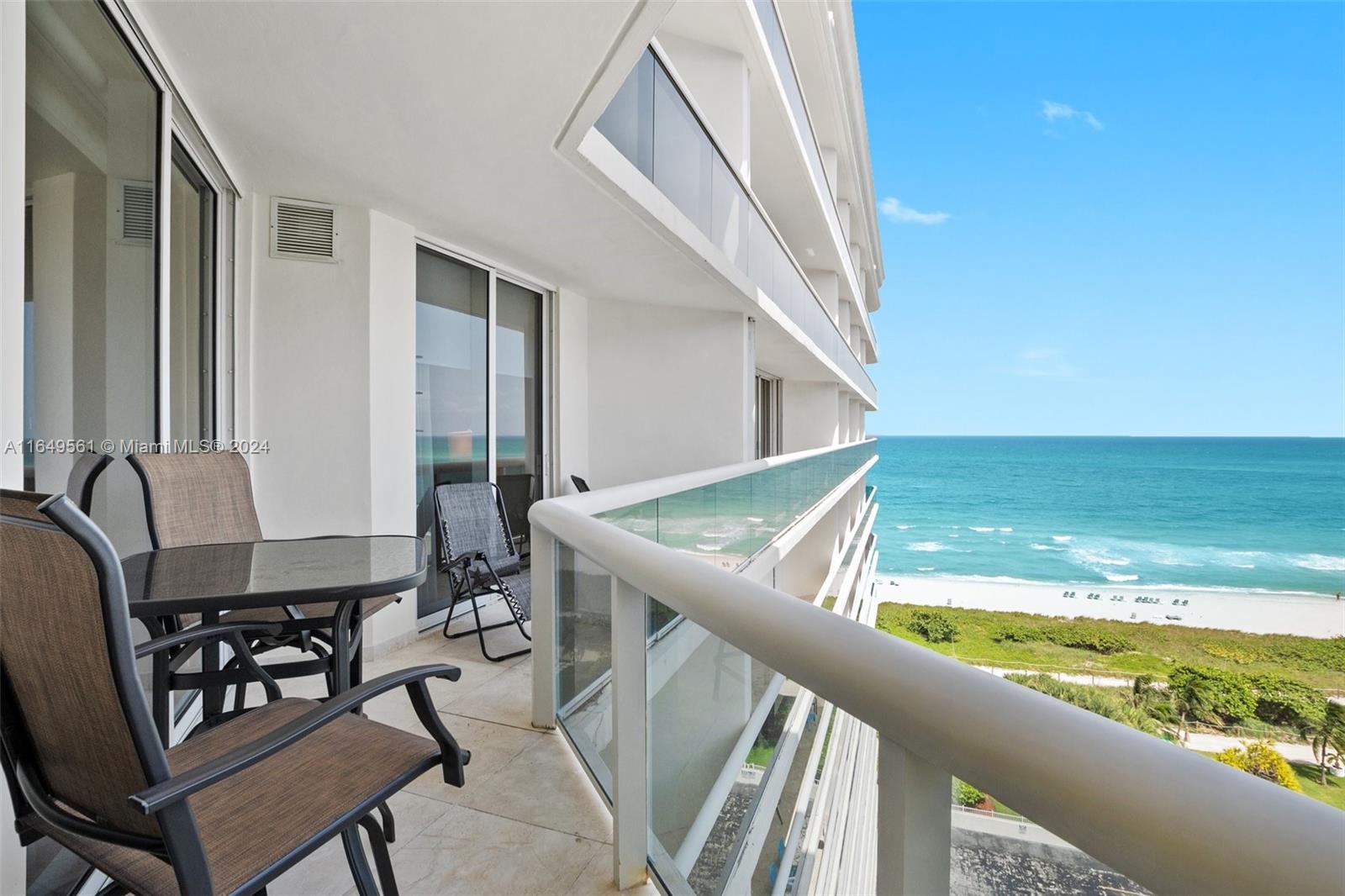 Beautiful 3 bedroom 3 bath SEASONAL ($7,400mth) or YEARLY ($6,500mth) rental at the Solimar Condominium in sunny Surfside! Over 1750sq.ft. Open floor plan, full furnished and equipped! Marble Floors throughout! Just bring your toothbrush! Solimar is a full service condominium with beach service,24 hour doorman, valet, gym, men/woman spa. Great Location near Publix, Bal Harbour Shops, houses of worship, Surfside shopping district & more!