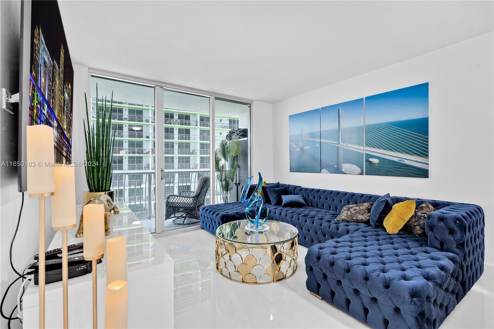 Investors Dream!! Fully renovated and rented above market value. Features a bay view from the 17th floor. Unit has gorgeous floors and a full bathroom remodel . Open kitchen concept and sleek granite counters compliment the stainless steel appliances. Building amenities include pool, gym, and medical center. Conveniently located minutes from south beach , Wynwood and Brickell.