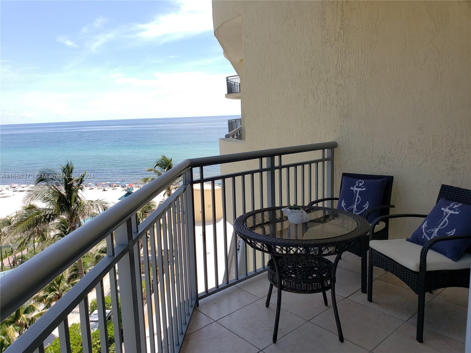 SPECTACULAR VIEWS OF THE OCEAN FROM THIS LARGE 1 BEDROOM (plus comfortable Sofa Bed), FULLY FURNISHED WITH KING SIZE WOOD BEDROOM SET, SMART TVS, LINENS, DISHES,LARGE KITCHEN WITH GE APPLIANCES, WASHER/DRYER, JACUZZI TUB IN MASTER BATHROOM, AND MARBLE STEP IN SHOWER. ENJOY THE VIEWS OF THE OCEAN ON YOUR BALCONY. A FULL SERVICE AND LUXURIOUS BUILDING WITH RESORT STYLE AMENITIES INCLUDING POOL, GYM, SAUNA, SPA,RESTAURANT AND TOWEL SERVICE BY THE POOL. VALET PARKING INCLUDED. SHORT TERM RENTAL!