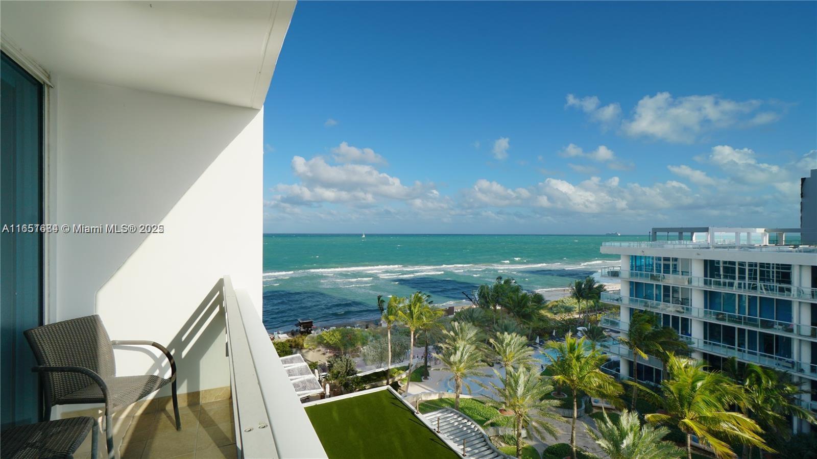 Welcome to your luxurious escape at Carillon Miami Beach! This stunning 1-bedroom suite offers everything you need for a rejuvenating stay. With two private balconies, soak in the unparalleled views of the ocean and cityscape.

Inside, you'll find a serene haven featuring a junior kitchen for your convenience and a bedroom with a plush king-sized bed, ensuring a restful night's sleep. The elegant marble bathroom invites you to relax with a soothing rain shower and a deep soaking tub.

Whether you're here for relaxation or adventure, this suite at Carillon Miami Beach promises a memorable stay.