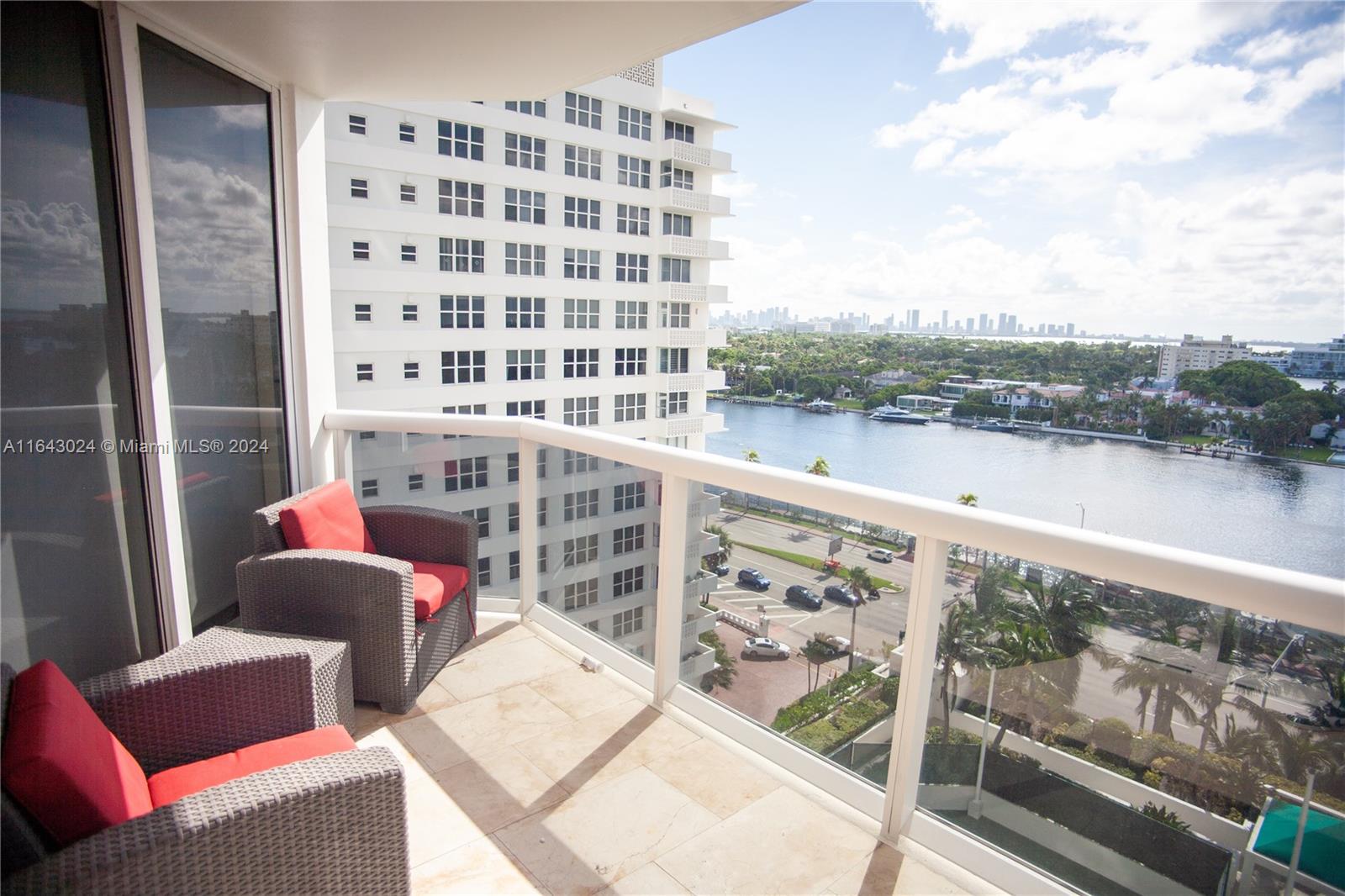 Remodeled 1 bedroom, 2 full bath, and closed and converted Den. The apartment has a spectacular view of Indian Creek and the Miami Skyline that provides serene views during both day and night. Inside, there is a new A/C and water heater for your comfort. The Diamonds amenities are unmatched,  including a three-floor gym; sauna, steam room, and hot tub separate for men and women; two jacuzzis; pool; beach chair and towel service; front desk concierge; tennis courts; mini golf; kids indoor and outdoor playground; kids pool; boat marina; basketball court; hair salon; nail salon; pickleball court; and more. There is 24-hour security and a concierge for your safety. For sabbath observers, the sabbath elevator operates on all holidays. Living at the Green Diamond is a luxurious experience.