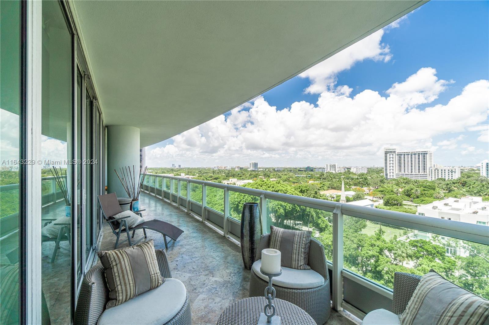 Experience luxurious living in this expansive 2-bedroom, 2.5-bathroom apartment on the 14th floor of an exclusive building in the heart of Brickell, Miami. With 2,100 sqft of living space, this residence boasts an open floor plan with floor-to-ceiling windows that flood the interior with natural light, offering breathtaking views. The generous balcony is ideal for savoring serene skyline views, whether you're enjoying your morning coffee or unwinding in the evening. Both bedrooms feature en-suite bathrooms, ensuring ultimate privacy and comfort.