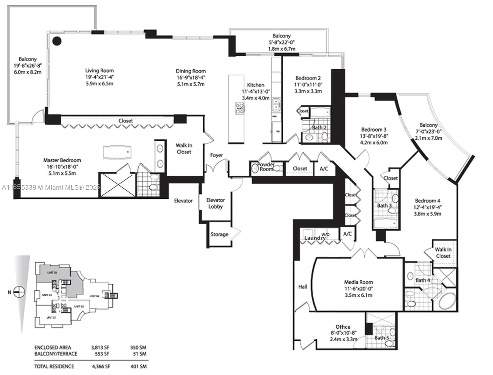 900 Brickell Key Blvd #2603, Miami FL 33131