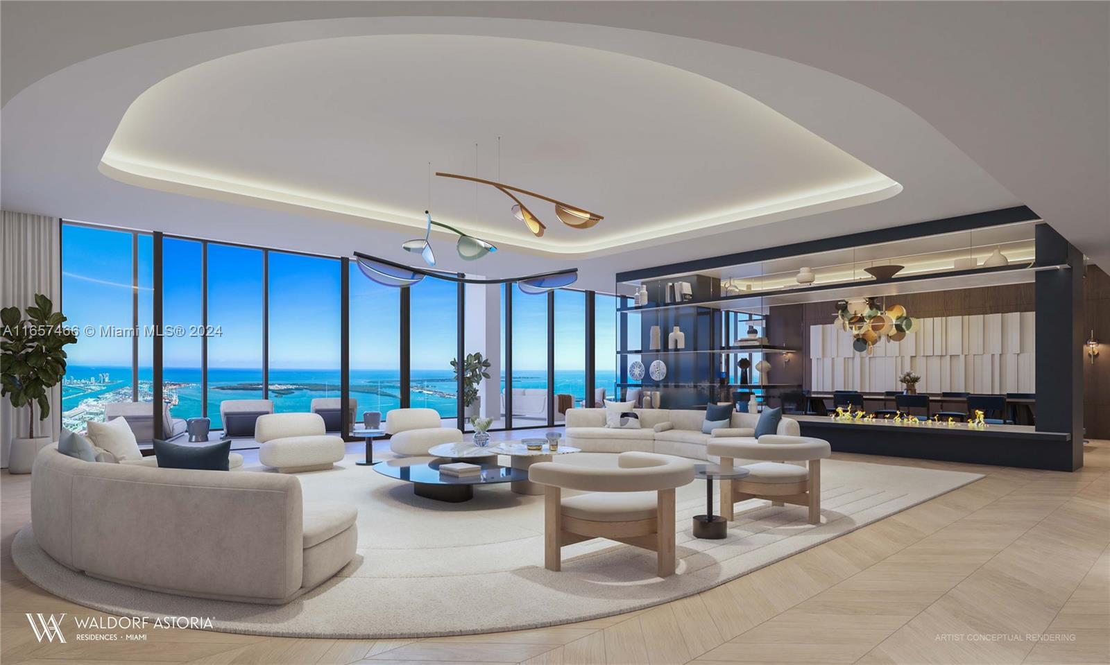 A Legacy Penthouse. Nestled atop Miami's most iconic tower sits the limited penthouse collection at Waldorf Astoria. These residences are completely adorned with the most pristine and luxurious touches synonymous with Waldorf Astoria's legacy. Every detail has been reimagined for a home that exceeds even the highest of expectations. PLEASE SEE ATTACHMENTS FOR FLOORPLAN AND BROCHURE!