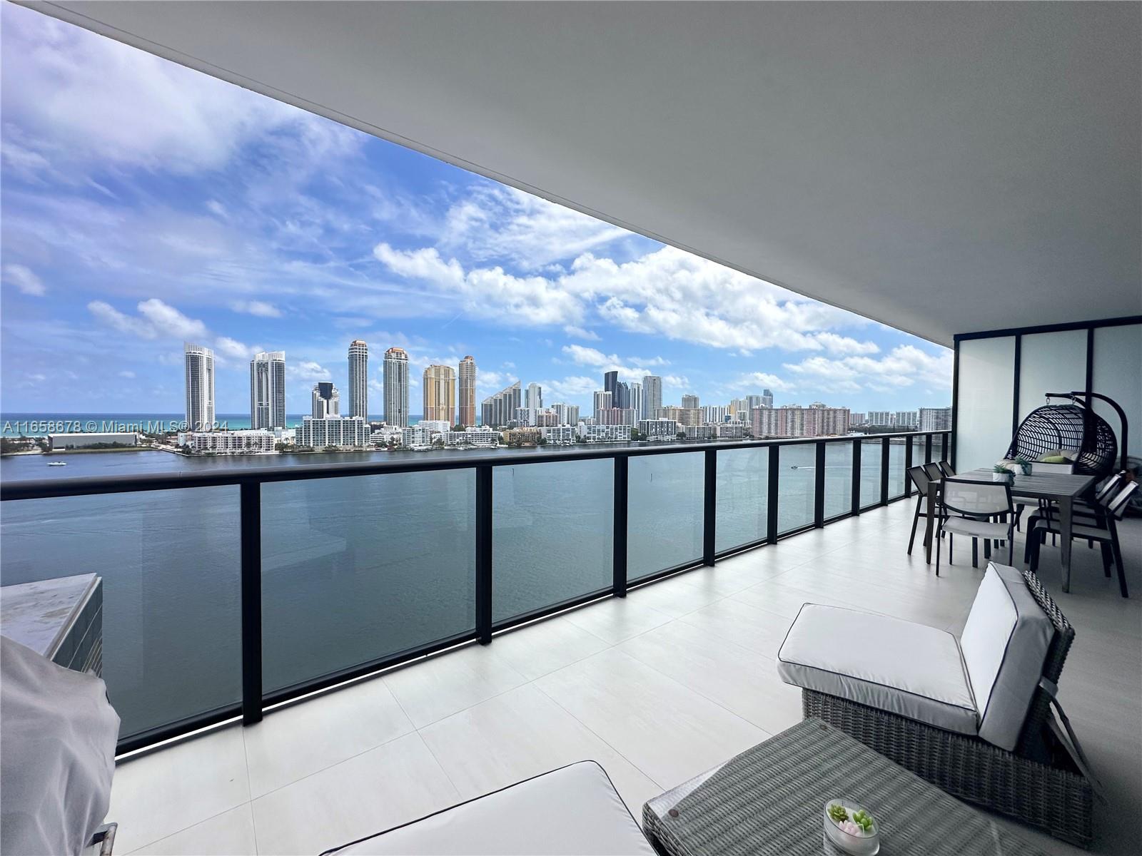 Amazing 3 Bedroom 4.5 unit at the Prive Island, enjoy the luxury and privacy of condo living with amazing views to Sunny Isles Skyline. Top of the line appliances and finishes. Unit comes furnished. Note. Unit is sold with furniture but does NOT include Art or accessories.