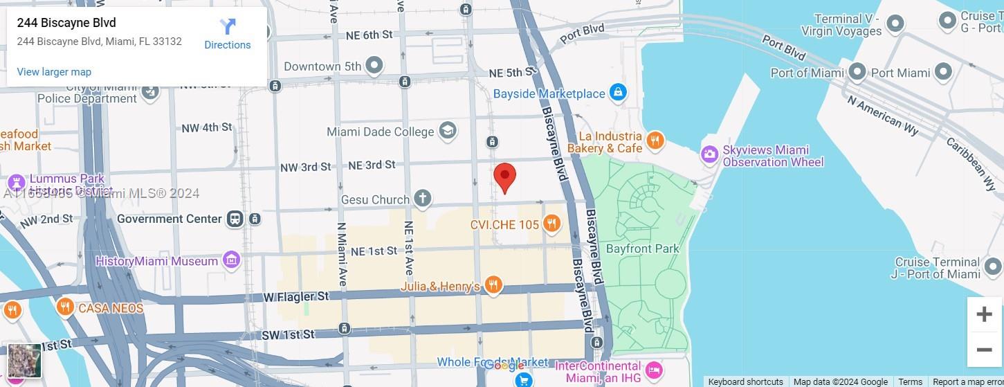 244 Biscayne Blvd #1210, Miami FL 33132