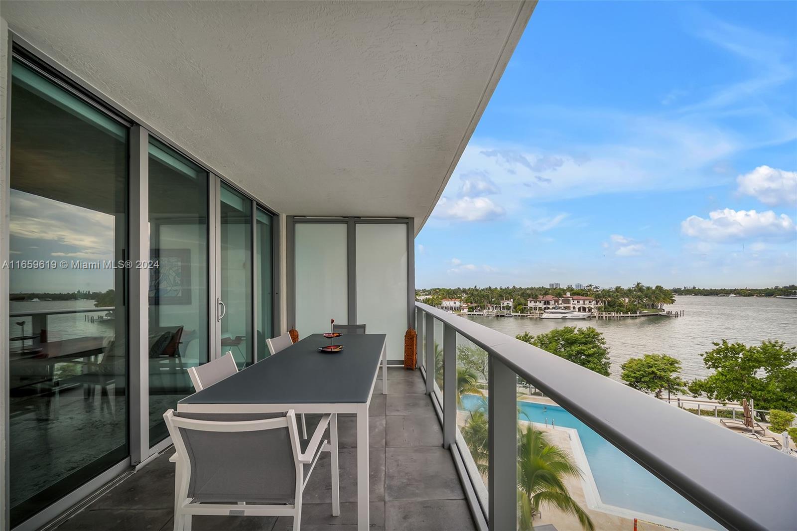 SELLER MOTIVATED - PRICE REDUCED - Great Bay and Sunset views from this modern 2 Bedrooms, 2 bathrooms unit, nicely furnished with a large balcony overlooking the pool. Ceramic floor, industrial style with its concrete finished ceiling, washer & dryer inside. Perfect Miami Beach getaway located across the Beach, the Ocean, restaurants and shops. PELORO is a luxury boutique building completed in 2016 and that offers security, valet parking, pool, gym, sauna, private boardwalk and a great staff. Can be rented 30 days minimum for maximum rentability. Come and fall in love with it!