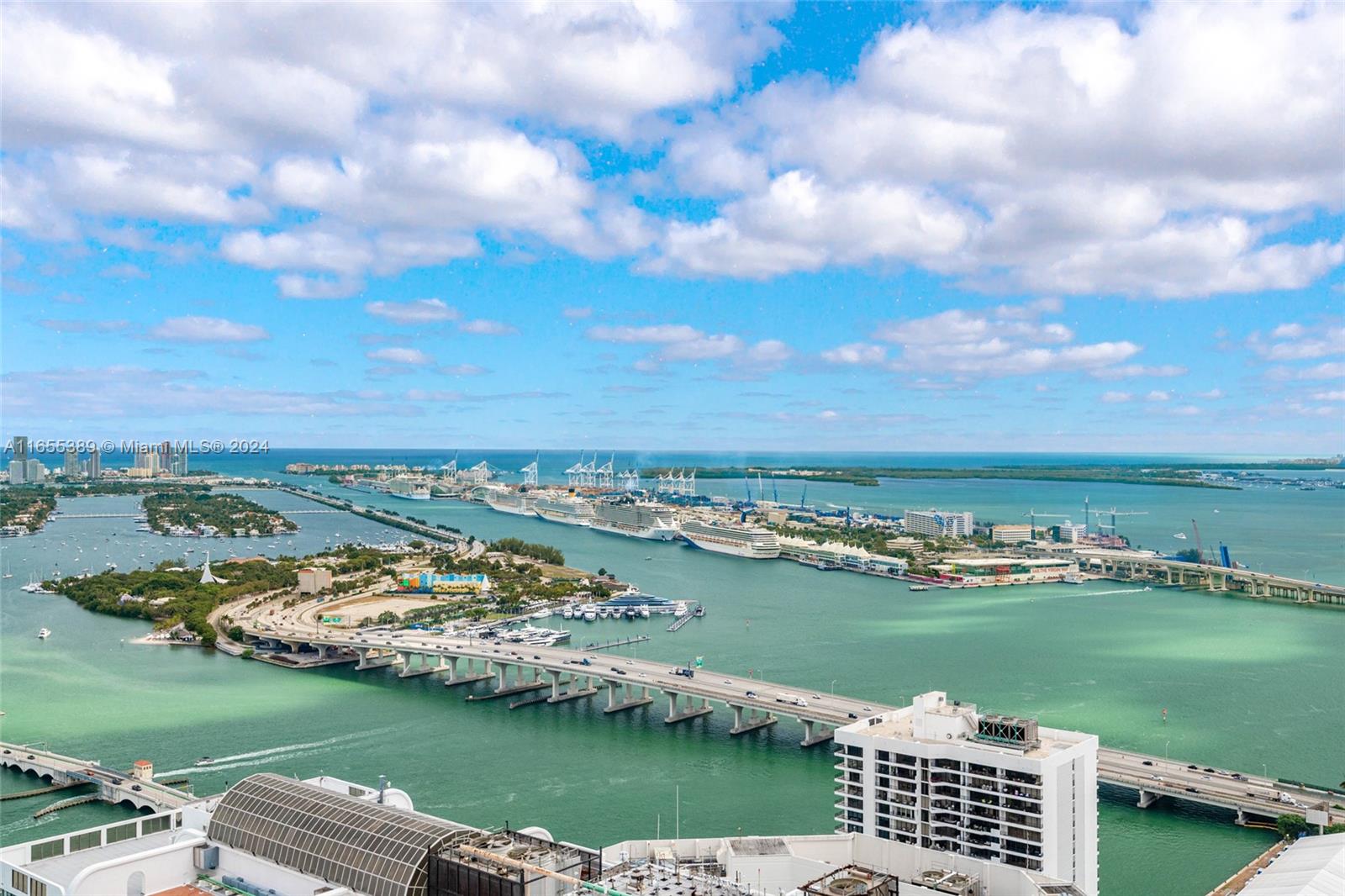 Oh the view! And so walkable. This building offers 24 hour security, 2 convenience stores in the lobby, and Opera House Restaurant. Across the street is Margaret Pace Park offering bay view volleyball, basketball, dog area, picnic tables, workout equipment, and walking spaces. The walkable area has some of Miami's best restaurants. The absolute best view in Miami's Edgewater community. Unobstructed PH views of Biscayne Bay, The Port of Miami and Brickell areas. This 1/1 offers large closet space, new laminate flooring, brand new appliances, updated sink and faucet, new bathroom cabinetry, custom doors and baseboards. Balcony access from the living and bedroom - oh did I mention the view! 30 day rentals allowed. Pets allowed. Condo qualifies for conventional financing with a 5% down payment