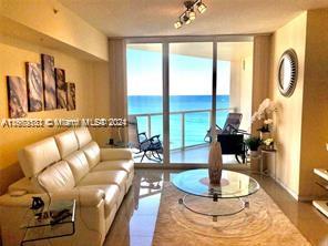 Luxury La Perla 1/1.5 Condo in Sunny Isles Beach FL 33160. Fully renovate with two balcony in living room and master bedroom, features open living area and kitchen w/bar top, spacious bedroom with walk-in closet and nicely appointed bathroom and powder room with washer and dryer closet. Fully tiled with beautiful glossy ceramic flooring. Stainless steel appliances. Building offers 24 hour valet service, resort style amenities including beach service, gym, playroom and business center. Building also allows short term rentals – up to 12 times per year.