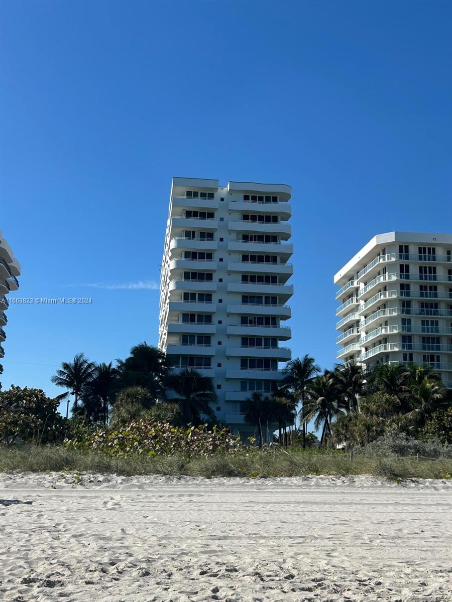 Beach front 2/2, fully furnished split floor plan condo in the heart of Surfside. Boutique building, doorman 9am to 5pm and pool. 6 months minimum lease. One assigned parking included. Walking distance from grocery store, pharmacy, restaurant, banks and Synagogue. Minutes away from Bal Harbour Shops. Pet Friendly.