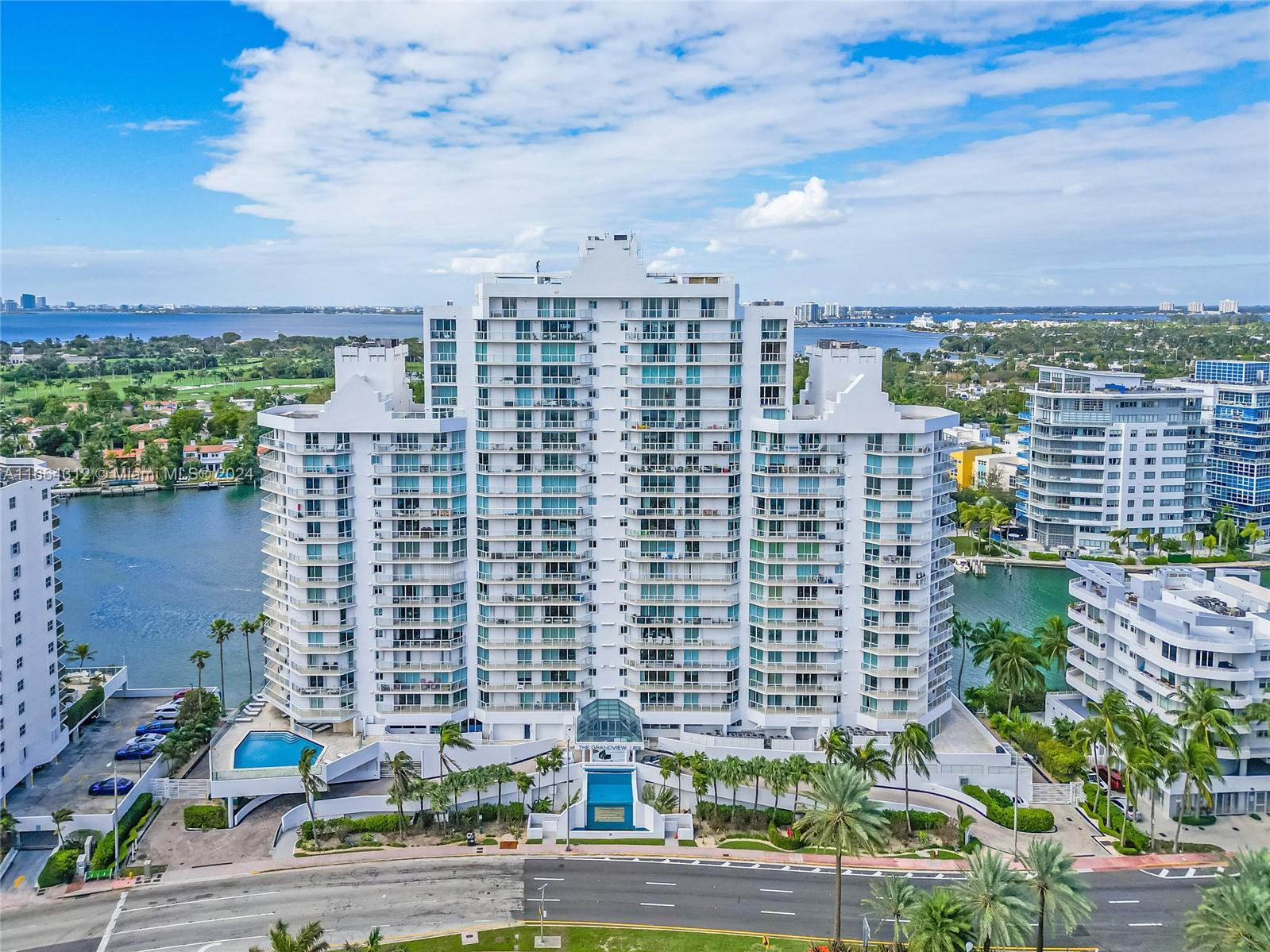 This spacious apartment located in Miami Beach stunning ocean and inter-coastal views. The 3 bedroom, 2 bathroom apartment boasts an updated kitchen, marble floors, wood flooring in bedrooms and a washer/dryer in unit. Semi private elevator and foyer entrance with 1 assigned parking space as well as 24-hour security and valet. Building amenities include heated pool, jacuzzi, and gym. The mail lobby and recreational room have recently undergone a full remodel and redesign boasting beautiful modern interiors. Conveniently located across the street from the beach with a public access walkway and just minutes from South Beach, Bal Harbour, and Aventura!