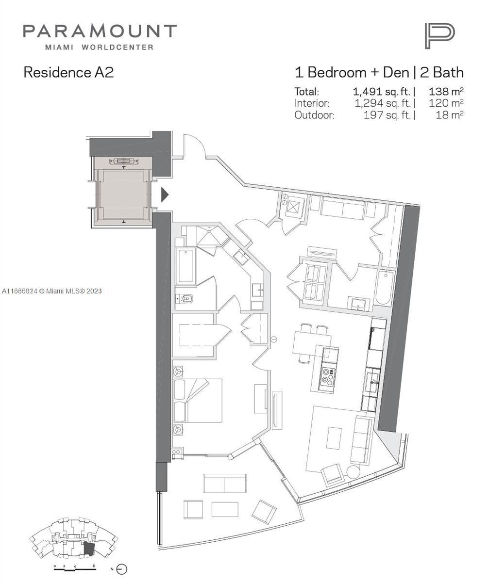 851 NE 1st Ave #3210, Miami FL 33132