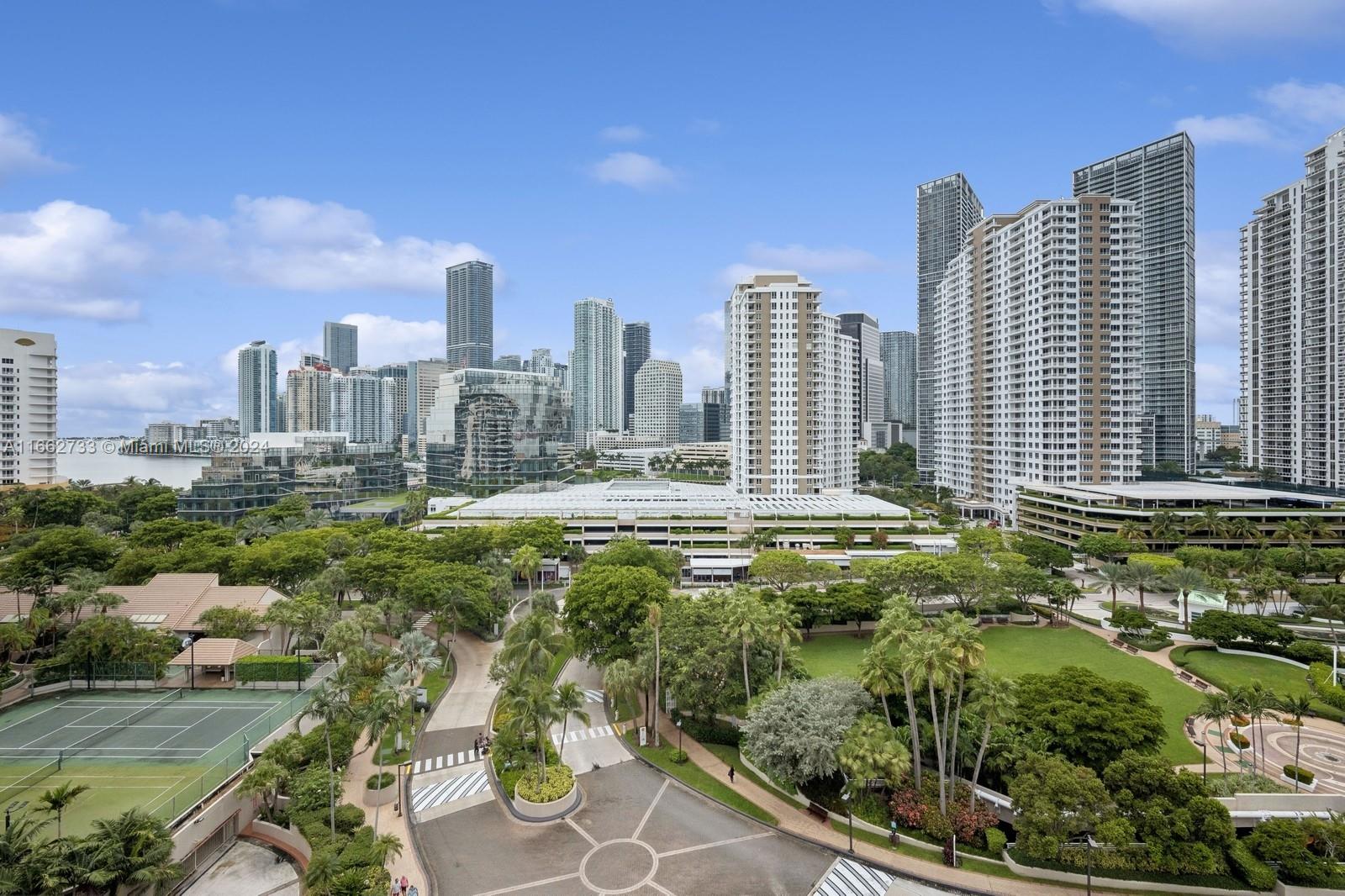 Beautiful 3be/2ba unit in the heart of Brickell Key/Brickell. Water view, vacant and easy to show. This spacious unit also comes with two parking spaces and two large balconies, offering ample outdoor living space. Don't miss this incredible opportunity!