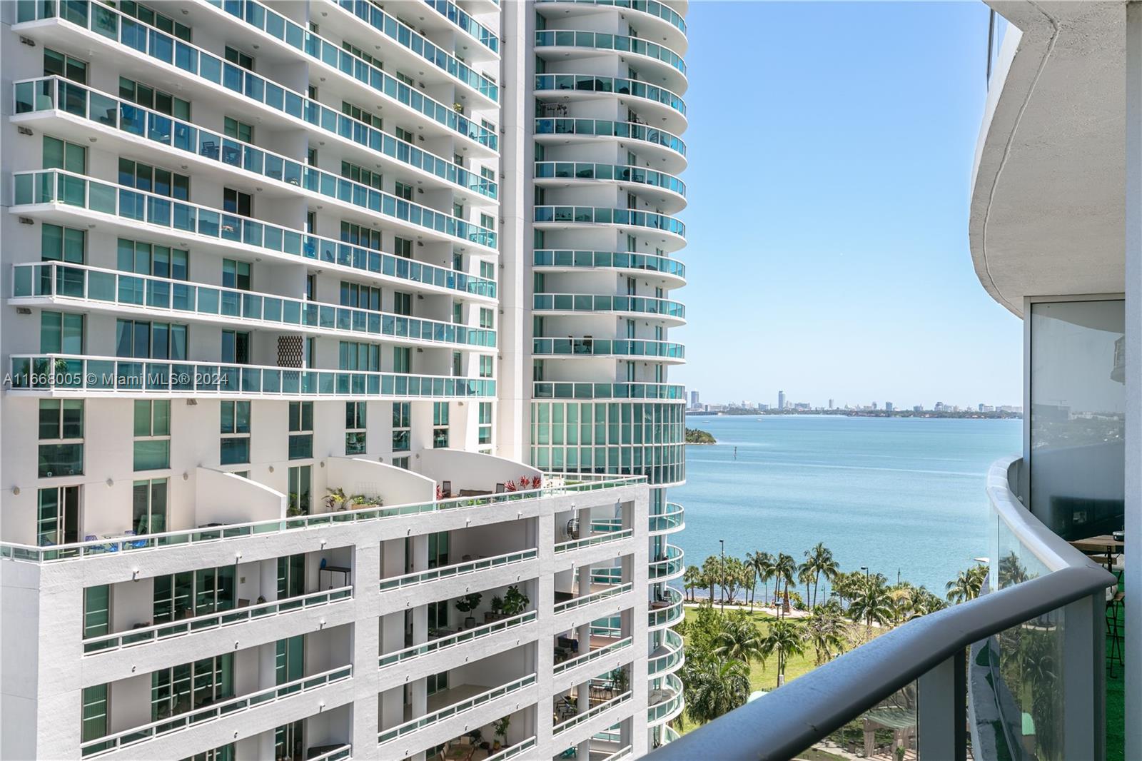 The best location, close to museums, restaurants and parks, near to Downtown, Brickell, Wynwood, Midtown. Luxurious, full 2bed/2.5 Baths w/balcony facing West and partial bay views. Has a beautiful Porcelain flooring through-out, motorized roller shades, black-outs, custom made closets. Open kitchen with European cabinets, quartz counter-top and Bosch appliances. Washer/Dryer inside the Unit. Air conditioning machine in a separate room outside the unit. The 2 bedrooms are completely independent with their own full bathrooms and walk-in closets. 1 Assigned parking, Wi fi & Cable included in the rent. The building offers magnificent amenities: 2 heated pools, hot tub w/ bay view, movie theater, spa, gym, yoga studio, BBQ grills, teen lounge and kids’ playroom & business center.