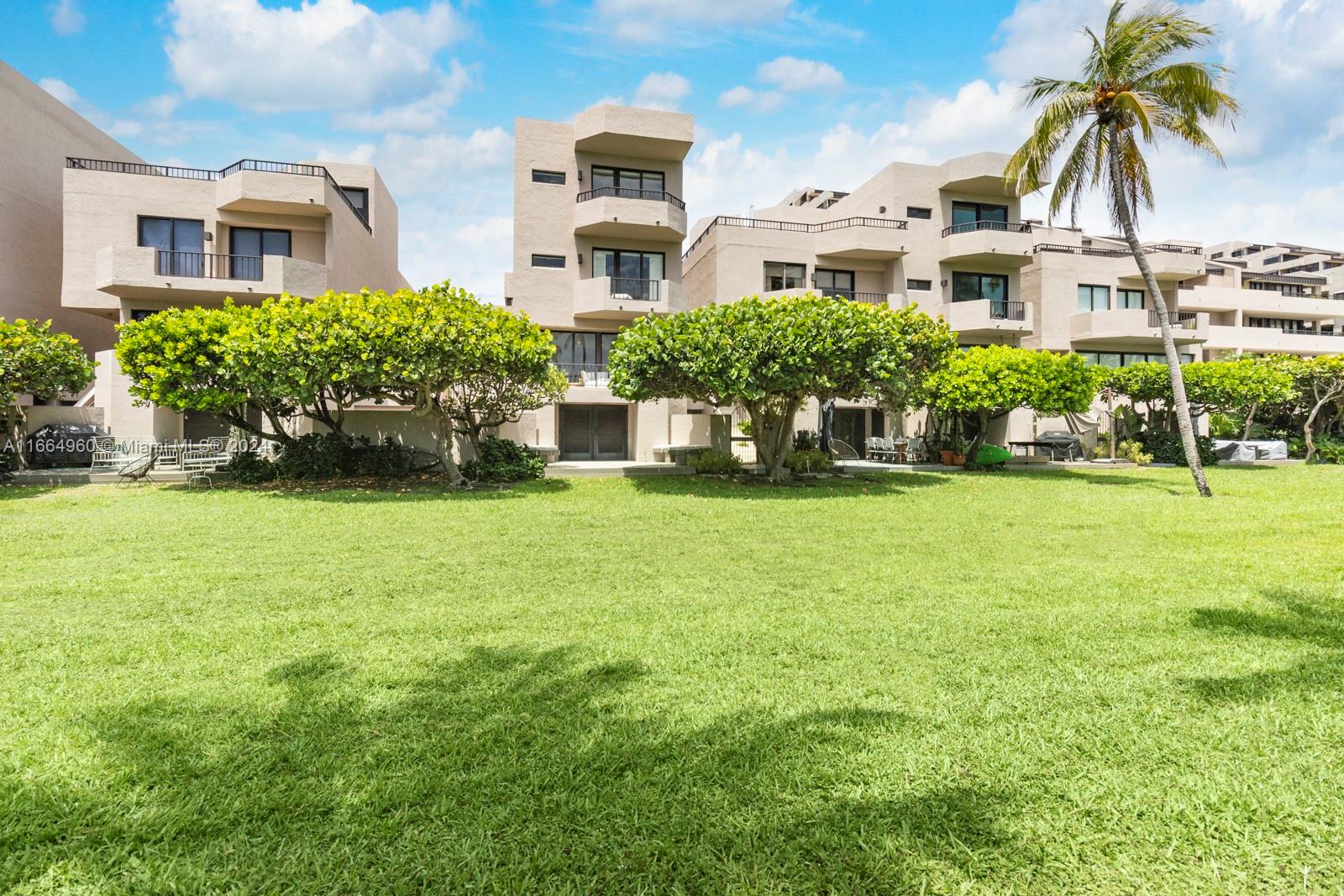 Exceptionally rare beachfront, standalone, townhouse in Key Colony, Key Biscayne. One of the few Miami-Dade properties with direct beach access. Spanning over 3,200 sqft, this 4-bed, 6-bath gem offers an unparalleled island lifestyle. Highlights include a private ground-floor cabana with new AC, impact windows & doors, a private elevator for easy access across its four levels, & Subzero paneled refrigerators. The rooftop terrace, complete with an outdoor wet bar, is perfect for enjoying sunset. With 6 parking spaces, including 2 in a private garage, providing added privacy & security. Located in the prestigious Key Colony, enjoy resort-style lifestyle with multiple pools, 12 tennis courts, a fitness center, & a spa. On-site amenities include a gourmet market, beach bar, & 24-hour security.