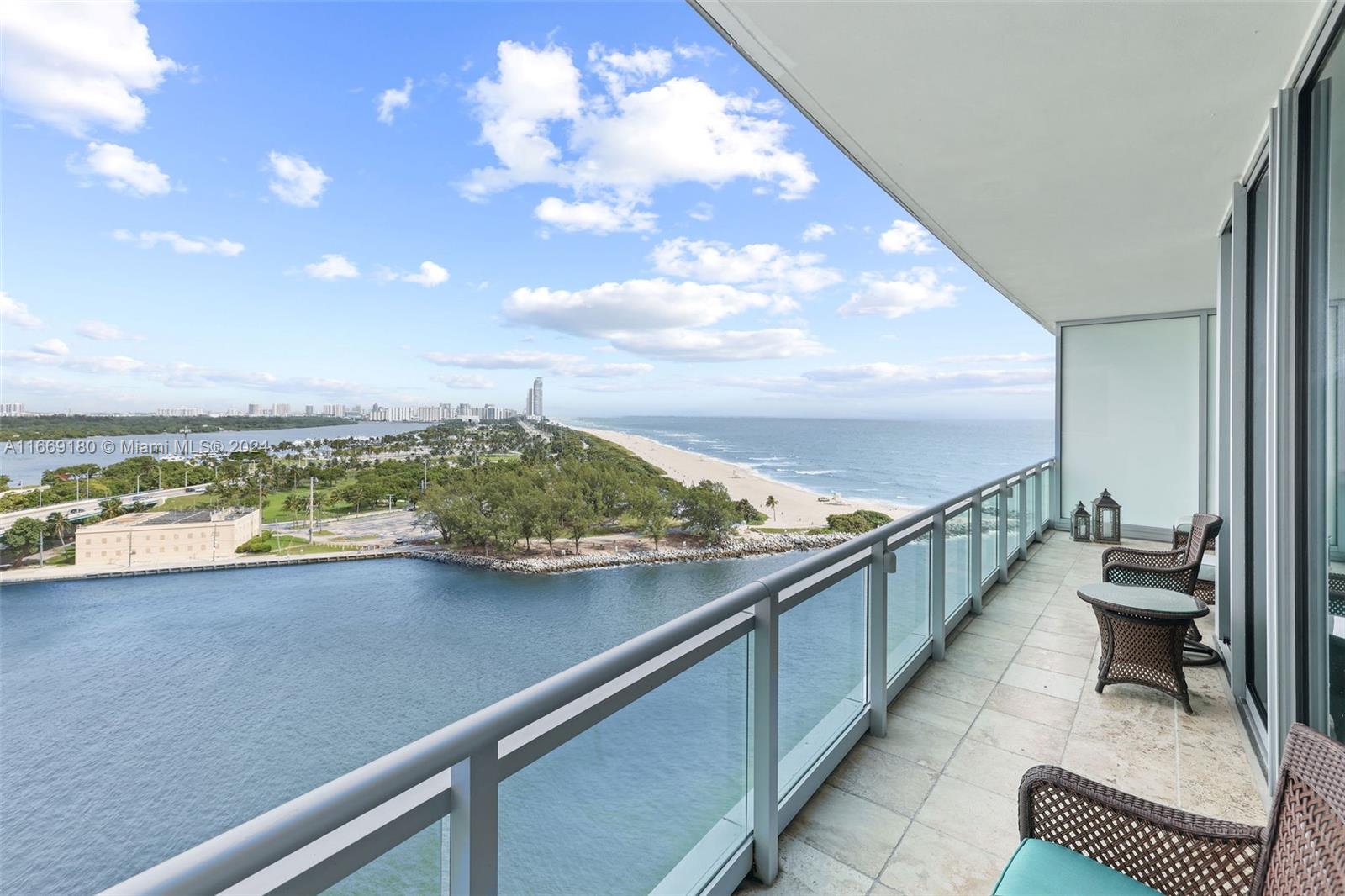 BEAUTIFULLY APPOINTED AND FULLY FURNISHED 2 BEDROOM 3 BATH UNIT AT COVETED RITZ AT ONE BAL HARBOUR. BREATHTAKING OCEAN VIEWS FROM LARGE BALCONY AS WELL AS PRIVATE ELEVATOR FOYER. SPAXIOUS LAYOUT WITH TOP OF THE LINE FINISHES AND APPLIANCES, 3 FULL BATHROOMS, LOTS OF STORAGE SPACE. SECOND BEDROOM CAN SLEEP 4 COMFORTABLY WITH TWIN BEDS THAT CAN BE COMBINED INTO QUEEN SIZE PLUS CUSTOM MURPHY BUNK BEDS. INDULGE IN THE MOST LUXURIOUS 5 STAR RITZ CARLTON RESORT STYLE AMENITIES. AVAILABLE IMMEDIATELY FOR ANNUAL LEASE OR 6 MONTH MINIMUM. PLEASE CALL LISTING AGENT FOR SHOWINGS, 24 HOUR NOTICE NEEDED.