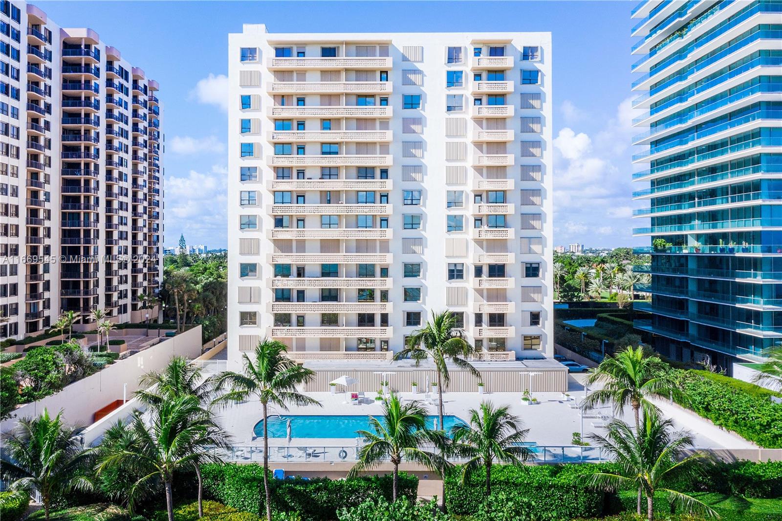 " Beautiful unobstructed view of Intracoastal and Bay as well as a view of the ocean. Privacy is priceless.  Large one bedroom one bath that can easily be converted into 2/2. This is a great opportunity to buy in the exclusive Village of Bal Harbour. Tenant occupied with 60-day departure clause. Owner financing is available with negotiable terms. Don't miss this one"