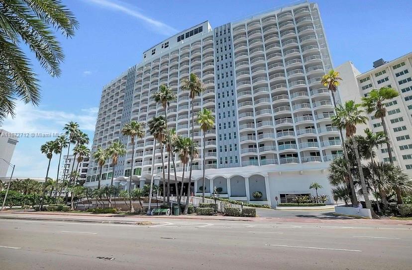 Indulge in the allure of Miami Beach's coastal charm with this exquisite 1-bedroom oasis. Embracing the essence of waterfront luxury living, this residence offers a unique blend and breathtaking views. Upon entering, be captivated by the seamless fusion of contemporary design and coastal serenity. Expansive windows bathe the space in natural light while framing vistas of the azure waters, creating an ambiance of tranquility that permeates every corner. The inviting living area offers an elegant retreat, ideal for relaxation or entertainment, while the adjoining balcony beckons you to savor panoramic views of the ocean. Here, bask in the gentle ocean breeze and revel in the sights and sounds of coastal living with Large Balcony. READY TO MOVE!