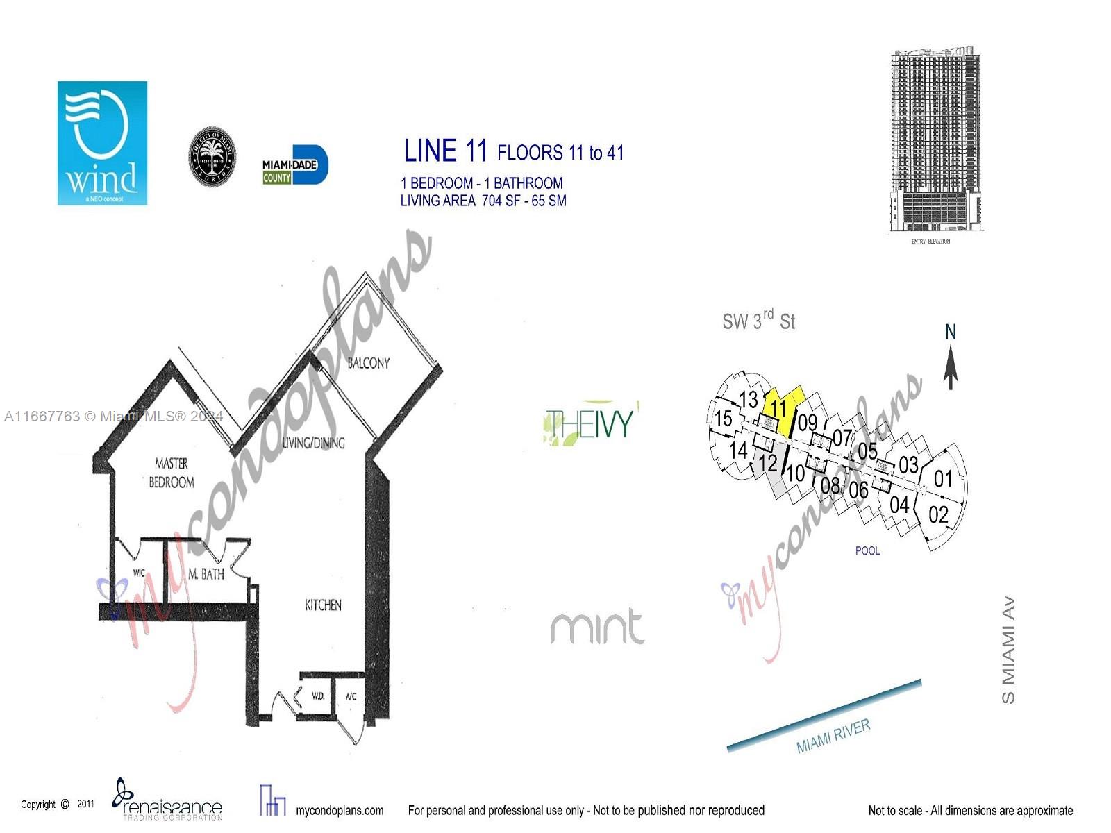 350 S Miami Ave #1811, Miami FL 33130