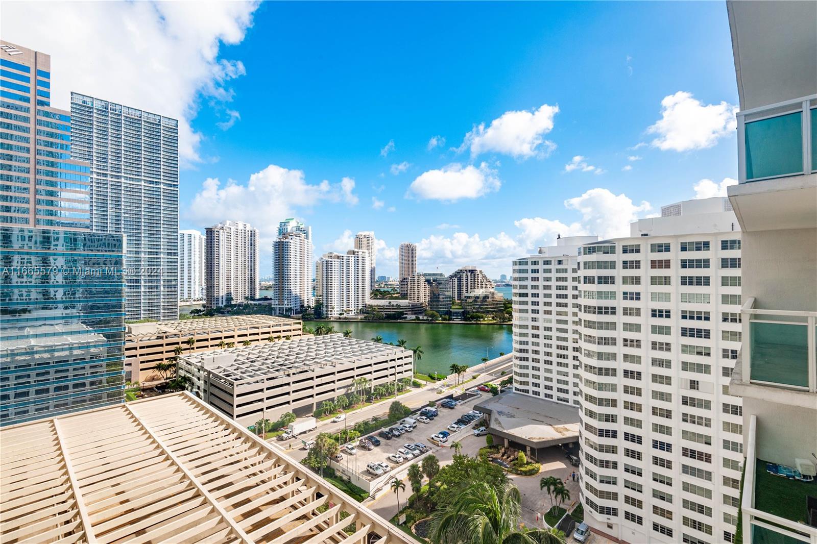 Welcome to the best deal for a 2bed/2bath with water and skyline views at Plaza Brickell. Features include: split floor plan, laminate floors, high end kitchen appliances, large terrace, w/d ss appliances, spacious master bedroom with large on-suite bathroom including shower and large soaking tub. The second bedroom has beautiful partial water and skyline views, ample closet space as well as on-suite bathroom. Have access to resort style amenities including 2 pools, hotel style gym, business center and more. Steps to Brickell City Center, Mary Brickell Village, shops ,restaurants and more.