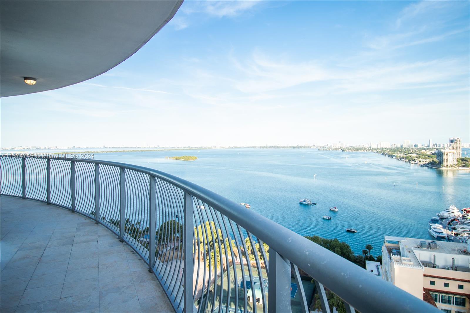 Experience luxury living with breathtaking direct bay views from this 2-bedroom, 2-bathroom condo on the coveted 02 line at Opera Tower in Miami. This fully furnished unit is perfect for investors, offering the flexibility to rent up to 12 times per year with a minimum of 30 days per lease. The spacious open layout features floor-to-ceiling windows, a modern kitchen with stainless steel appliances, and a private balcony overlooking the water. Both bedrooms have en-suite bathrooms and ample closet space. The building offers top-notch amenities including a pool, fitness center, and 24-hour concierge. Located in the heart of Edgewater, you're just minutes away from Wynwood, the Design District, and Miami Beach. The unit is vacant and easy to show.