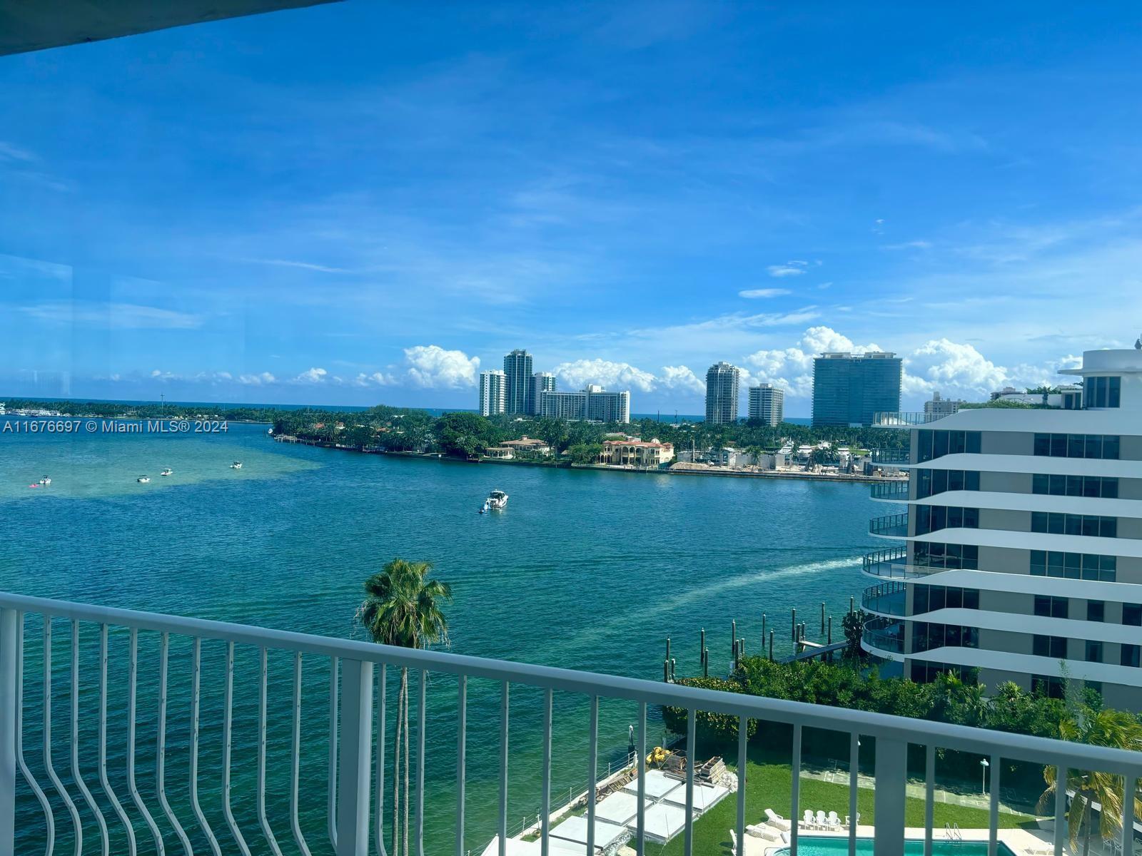 2 Bedroom / 2 Bathroom Completely Upgraded with the Most Spectacular Views in Bay Harbor Overlooking the wide Bay.  Full Amenity Building and Security guard at Front Desk Great Location. Close to Beach and Shopping.  No Pets.  Washer / Dryer inside apartment. Easy to Show, Call Agent.