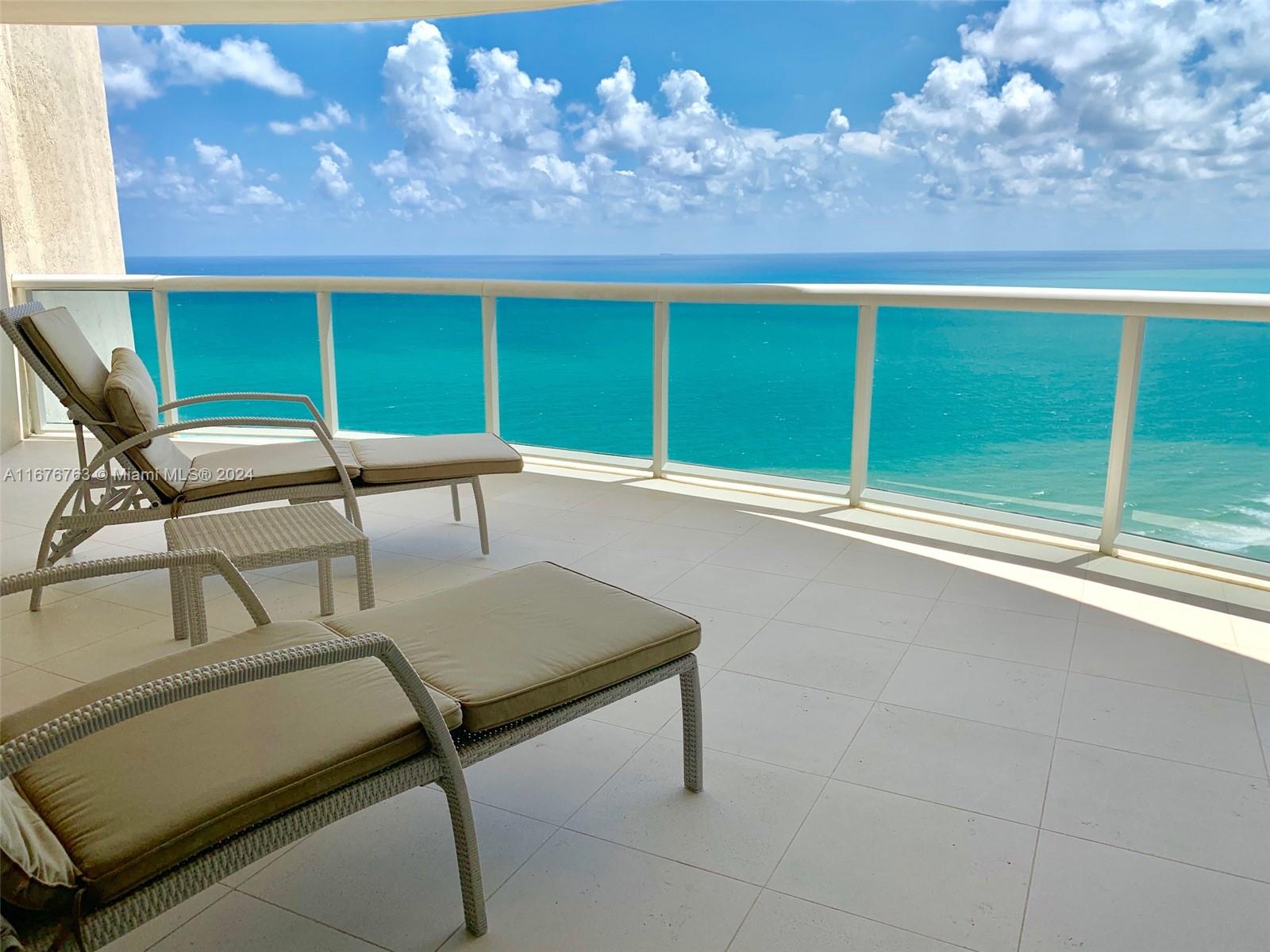 AMAZING 2/2/1 AT ONE OF THE MOST EXCLUSIVE BUILDINGS IN SUNNY ISLES BEACH. TWO UNITS ONLY PER FLOOR. PROPERTY BEING SOLD FULLY FURNISHED WITH TOP OF THE LINE FURNITURE. SPACIOUS WALKING CLOSET WITH A SAFE. DIRECT OCEAN VIEW. FLOW-THRU UNIT WITH 2 BALCONIES (EAST & WEST), EUROPEAN STYLE KITCHEN WITH GRANITE AND COOKING ISLE, MARBLE FLOORS AND FLOOR TO CEILING WINDOWS IN EVERY ROOM. RESORT – STYLE LIVING IN FULL SERVICES BUILDING INCLUDING RENOVATED GYM, BEACH AND POOL SERVICES WITH TOWELS AND LOUNGE CHAIRS, TENNIS COURTS, HEATED POOL, SPA, CHILDREN'S PLAYROOM, 24 HRS CONCIERGE, COMPLIMENTARY VALET PARKING, ETC. 1 PARKING SPOT. LOBBY DESIGNED BY KOBI KARP. CONVENIENTLY LOCATED NEAR SUPERMARKETS, RESTAURANTS, PHARMACIES, GREAT SCHOOL, BANKS AND MALLS.