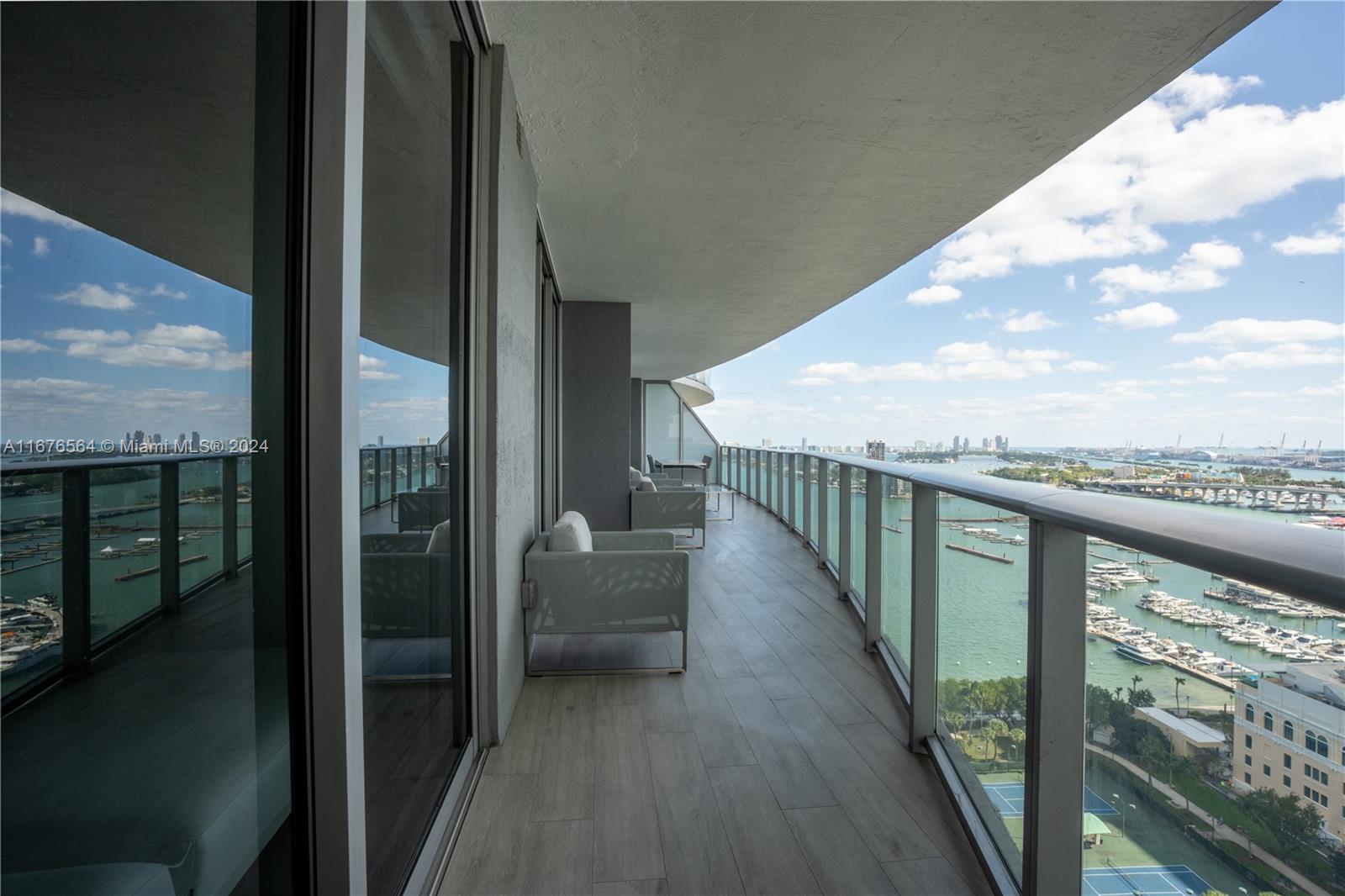 Welcome to Aria on the Bay, a luxury high-rise designed by Arquitectonica in Edgewater, Miami. This 22nd-floor unit, the most affordable in the 10 line, offers spectacular south-facing views of Biscayne Bay and the city skyline. Enjoy modern finishes, porcelain floors, a gourmet kitchen with Italian cabinetry, and floor-to-ceiling windows. Aria on the Bay provides an unparalleled lifestyle with world-class amenities,: sunrise and sunset pools, a gym, spa, theater, and 24-hour concierge. Located just steps away from the Adrienne Arsht Center and Margaret Pace Park. Embrace the opportunity to live in luxury while enjoying the best views, top amenities, and an unbeatable price. Don't miss out on this incredible offer at Aria on the Bay – where Miami’s finest lifestyle awaits!