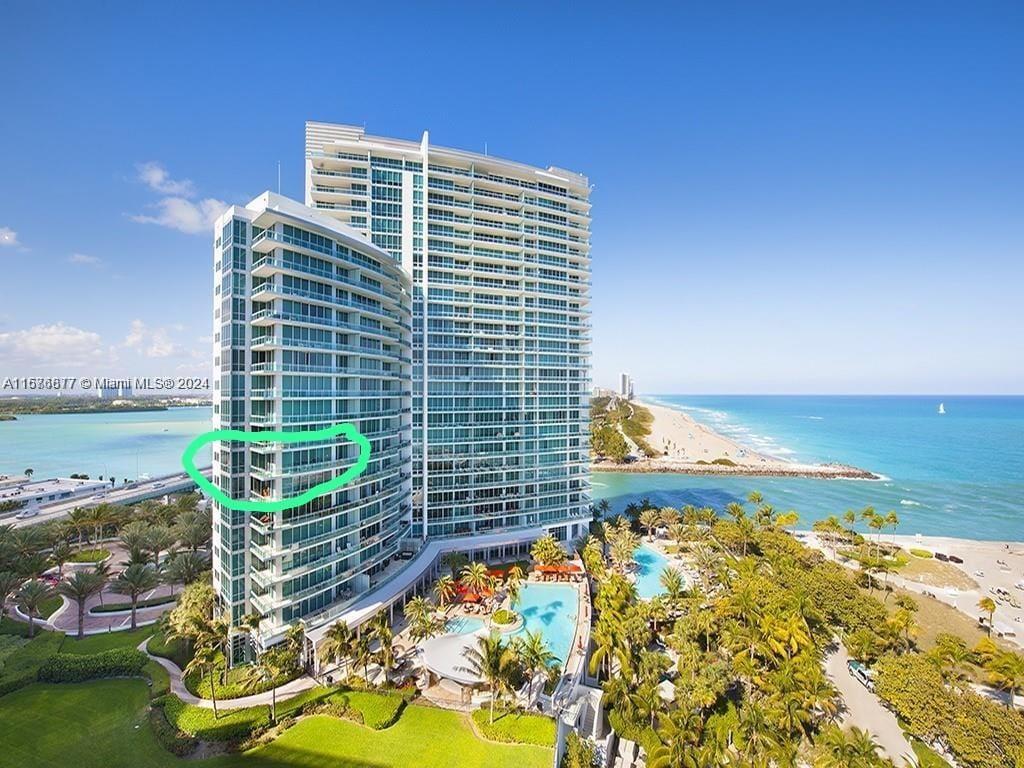 Best 2 Bdr line in the building. Beautiful direct oceanfront 2/2.5 corner unit with 10 FT ceilings, floor to ceiling glass and stunning unobstructed ocean, inlet, city and bay views. The most luxurious living in Bal Harbour offering 5 stars amenities, 24Hr concierge and security, valet parking, beach service,fitness center, 2 pools, Spa, dining, bar, residents theatre, party room. High end appliances including Wolf, Miele, Subzero, Bosch.. European cabinetry. Marble floor. Lots of storage. Laundry room. Could be either Fully furnished or unfurnished. Lobby is closed during renovation but line 01 has the easiest access to the elevator. Text Listing Agent for showings.