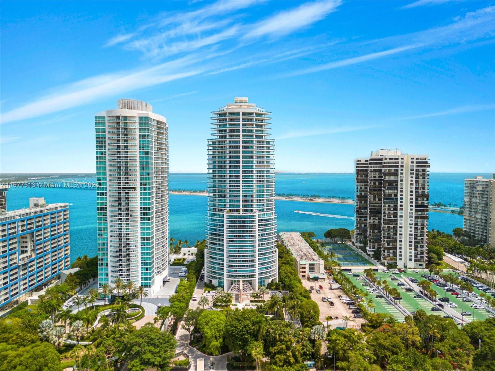 Experience elegant Miami living at Bristol Tower in Brickell, with this beautiful1,210 sq. ft. condo featuring 1 bedroom, 2 baths and an inviting den, perfect for a nursery or home office. Floor-to-ceiling windows fill the space with natural light, leading to a private balcony offering serene views. Highlights include premium Sub-Zero and Miele kitchen appliances. Designed by renowned architects Revuelta Vega Leon and developed by Ugo Columbo, Bristol Tower’s circular structure allows for 270-degree panoramic views of the city and water. Enjoy world-class amenities, including a fitness center, heated swimming pool, tennis courts, sauna, Jacuzzi hot tub and a social room. The building also offers 24-hour valet parking, a full-service concierge, and an on-site convenience store and café.